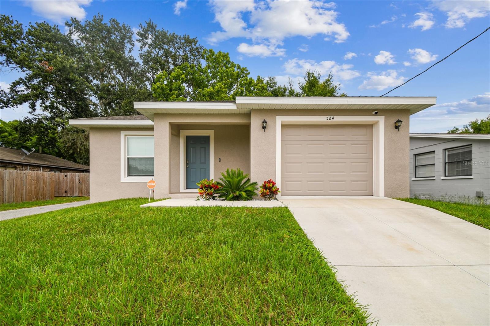 Why wait for new construction when this 2024-built home is ready now?! This nearly-new 3 bedroom, 2 bathroom residence offers over 1,300 square feet of modern living space. As you step inside, you are greeted with an oversized living area, providing plenty of room to relax, gather, and entertain. The kitchen seamlessly connects to the main living and dining space that features sleek stainless steel appliances, ample storage, and a functional flow for everyday use. The split layout provides privacy with the master suite tucked away on its own side of the home, complete with a spacious closet and en-suite bathroom. Two additional bedrooms share a conveniently located guest bath, perfect for family or visitors. Step outside to the large backyard featuring a cozy sitting area. With a 1-car garage and a thoughtful design, this home combines style and practicality in a newer construction package. Everything from the roof to the systems is brand new, giving you peace of mind and low-maintenance living. Schedule a showing today!