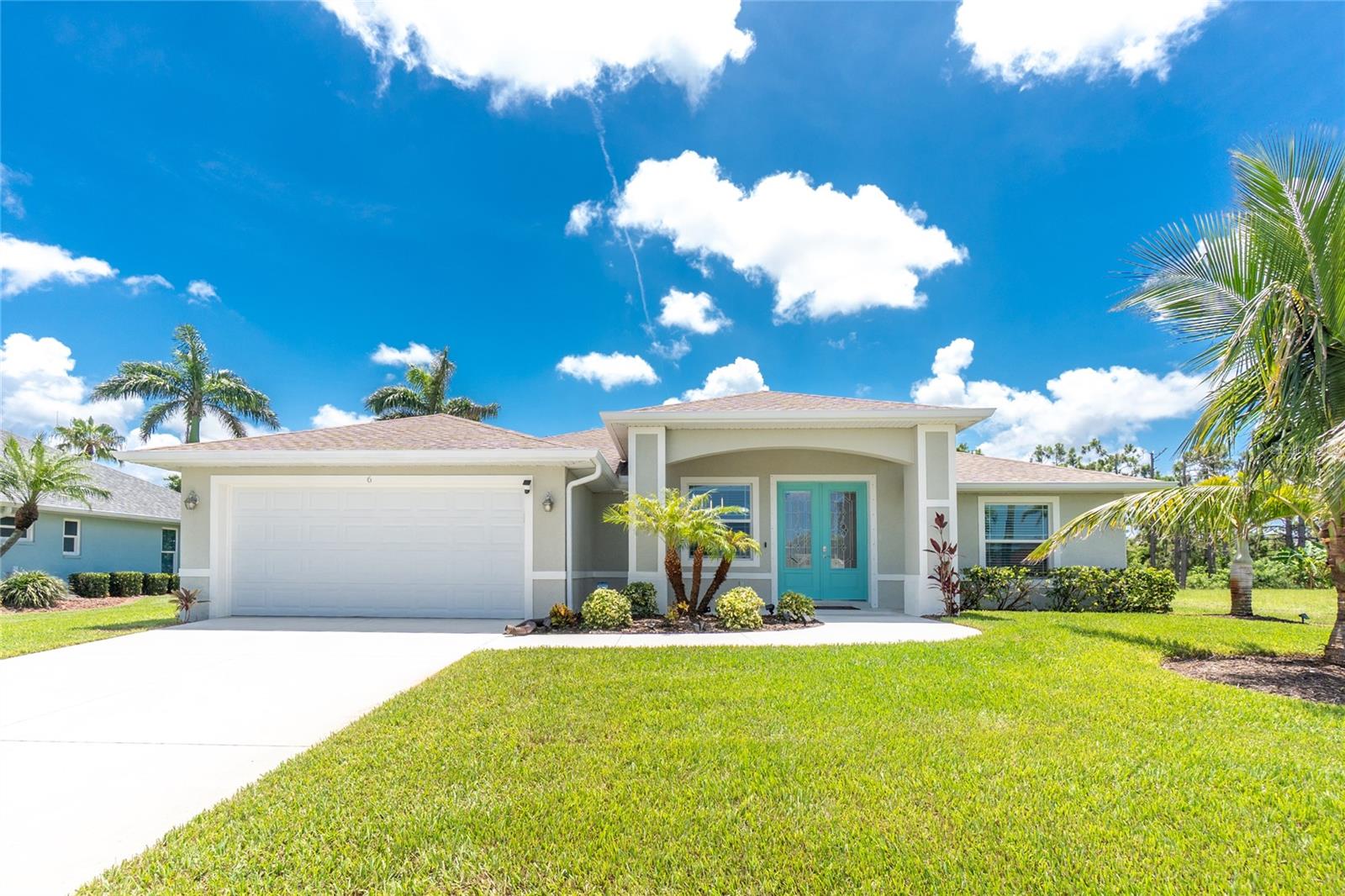 THIS "BETTER THAN NEW HOME" has been meticulously maintained and is ready for YOU! This custom, "smart home" includes lighting & fans, thermostat, bidets, pool and irrigation systems, and more with bluetooth capabilities that can be controlled all on your smartphone! With a myriad of additional quality features and details including all hurricane-impact windows & hurricane protection for all doors, spray foam insulation, whole house surge protector, fenced-in backyard, and more. As you view the elegant landscaping and walk up to the 8' high, double glass doors with keyless entry and step into the foyer, you know this home is going to be everything you want… and more! A spacious "great room" greets you with cathedral tray ceilings, and designer light fixtures & fans. With the open floor plan you can view the spacious kitchen accented by recessed lighting, quality wood cabinetry, stunning granite countertops, and quality GE stainless steel appliances (2024). The roomy dining area, with tray ceiling, is ideally located near the kitchen & living room where you can gather with friends and family with a home cooked meal. All of this provides eye-catching views of your surroundings through two sets of sliding glass doors -- opening the house to your amazing personal retreat,
including a spacious (26’ x 10’) covered lanai area providing a large seating area with dual ceiling fans, and there’s an additional 29' x 20’ screened enclosure with your private pool and most importantly, serene backyard views completely fenced so your animals can run!
And there is plenty of room inside this home! With a “split” bedroom plan, the primary suite is separate with a large bedroom, dual walk-in closets, and the ensuite bathroom with dual sinks, a large walk-in shower with bench, a private water closet featuring a top of the line bidet with a temperature controlled seat, motion sensored lid and interior light, and so many more features.
On the opposite side of the house, there are two additional bedrooms – both of are roomy with built-in closets & ceiling fans, one bedroom features a custom built-murphy bed with lighting – and each bedroom has the same beautiful, & easy to maintain, ceramic tile that runs throughout the entire home. The 2nd full bathroom boasts stunning granite countertops and shower/tub combo with accent tile line and the same bidet with remote controlled features. Let’s not forget about the laundry room with new washer and dryer, a large storage closet that can double as a pantry, and access to the two car garage giving you plenty of storage – this is a “dream come true” home. Enjoy the savings and peace of mind with this home located in an "X" flood zone. Rotonda West offers walking/biking trails, freshwater canals for kayaking or fishing, 5 golf courses, and is just minutes from tropical beaches, boating, dining, shopping and so much more!