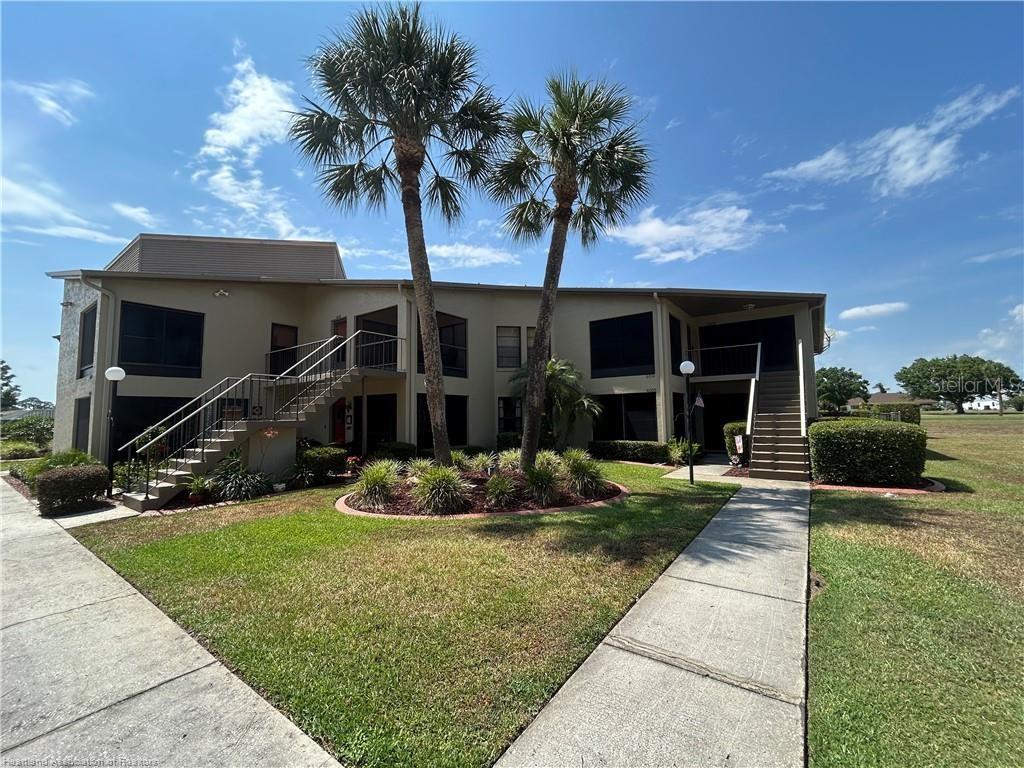 2/2 CONDO IN POPULAR GOLF VILLAGE AT SUN 'N LAKE! This Charming 55+ community overlooks the Deer Run Golf Course and sits on the 14th hole. Located on the First Floor, Very well-maintained and Fully furnished, makes this Condo the perfect option for both full-time residents and seasonal visitors. The spacious master suite features its own private en-suite, while the guest bedroom is conveniently located near a second full bathroom and comes with its own private patio. The kitchen has been updated with a new refrigerator and Stove, providing a modern, functional space for cooking and entertaining. Relax and unwind in not one not two but three screened-in porches, ideal for enjoying the Florida weather while overlooking the lush landscaping and golf course views. This condo offers ample space for both you and your guests, along with the added bonus of a private storage room for extra convenience. Sun N Lake is a highly sought-after community known for its two championship golf courses and golf cart accessibility. Enjoy the convenience of being just minutes from shopping, dining, medical facilities, and the Island View Restaurant. Residents also have access to the community’s heated pool located at Pine Ridge Villas. This is an exceptional opportunity to own a piece of paradise in a prime location. Schedule a tour today and experience everything this wonderful condo has!