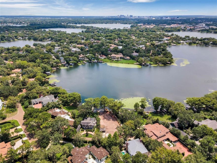 Vacant land on Winter Park Chain of Lakes, direct waterfront.
