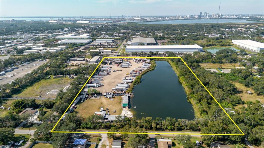 Attention Investors! Two adjacent lots are available in Tampa’s prime industrial corridor. The main property consists of 15.58 acres MOL, directly adjacent to a newly constructed 40,000 sq. ft. warehouse, and features a spring-fed pond with naturally replenished freshwater, adding potential for agricultural, recreational, or development use. An adjacent lot at 5404 24th Ave S, Tampa (2.74 acres) is also for sale. Buyers can purchase either lot individually or combine both for a total of 18.32 acres. Strategically located near I-4, Selmon Expressway, I-75, Hwy 41, and Causeway Blvd, this site offers outstanding connectivity for logistics, distribution, and industrial operations. A rare opportunity to acquire highly versatile land in a high-demand location.