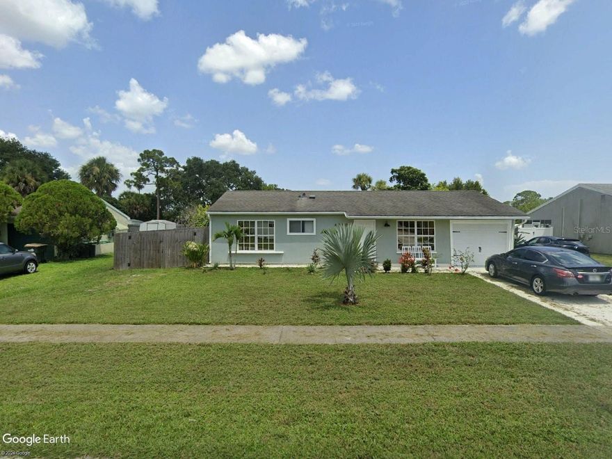 Welcome to this beautifully updated 2 bedroom, 2 bathroom home, offering a blend of modern amenities and classic charm. The house features a partially fenced backyard and ceramic tile flooring throughout, ensuring both comfort and style. The kitchen is a chef’s dream with granite countertops, shaker style cabinets, and high-end stainless steel appliances, including a wine fridge. The dining room boasts a built-in hutch, perfect for displaying your favorite china or collectibles. The master bedroom is designed with convenience in mind, featuring built-in nightstands and an ensuite bathroom with an updated walk-in shower. The guest bathroom also showcases an updated tub/shower combination. Additional features include a tankless hot water heater, a laundry room with washer/dryer hookups, and a one-car garage. The guest bedroom is equipped with a built-in desk for two, ideal for working from home or study space. Step outside to enjoy the firepit in the backyard, perfect for cozy evenings, or relax in the enclosed Florida room. This home allows for one pet up to 15 lbs, with an additional pet deposit and pet fee due. Don’t miss the chance to make this stunning, fully updated home yours! All Florida Suncoast residents are enrolled in the Resident Benefits Package (RBP) for $65/month which includes liability insurance, credit building to help boost the resident's credit score with timely rent payments, up to $1M Identity Theft Protection, HVAC air filter delivery (for applicable properties), move-in concierge service making utility connection and home service setup a breeze during your move-in, our best-in-class resident rewards program, on-demand pest control, and much more! More details upon application.