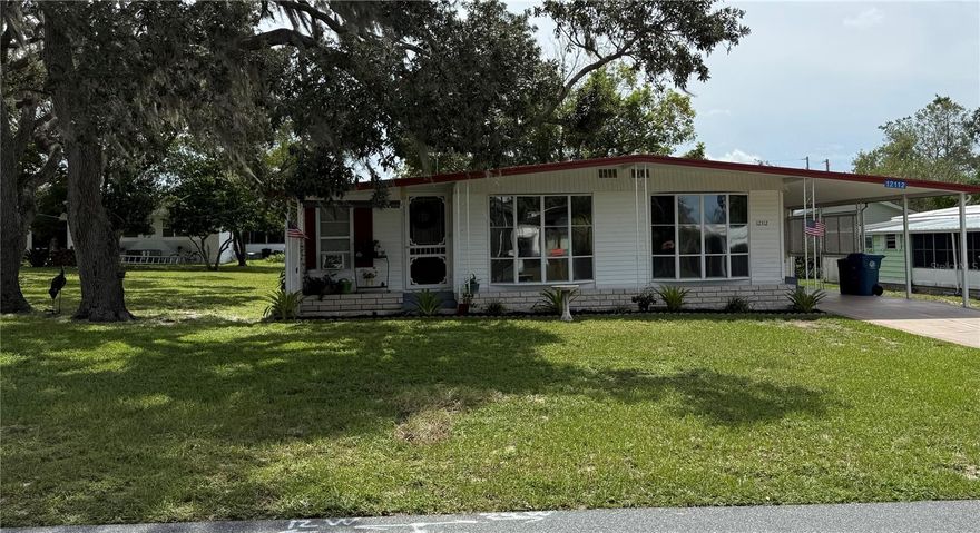 Welcome to this charming 2 bedroom, 2 bathroom fully furnished home in the highly desirable High Point 55+ Golf Community! Featuring a beautifully remodeled kitchen and bathrooms, this home offers modern comfort with timeless style. Enjoy peace of mind with vinyl siding, a durable metal roof (2019), and water heater (2018).

Relax year-round in the full-season lanai, or retreat to the spacious master suite with a large walk-in closet. A sitting/den/office room with private outside access that provides endless possibilities—ideal for hobbies, an office, or guest space. Additional storage sheds in the rear add convenience for golf clubs, tools, or seasonal items.

All this located in a vibrant community with golf, clubhouse activities, and a welcoming neighborhood atmosphere. Call for your tour today!