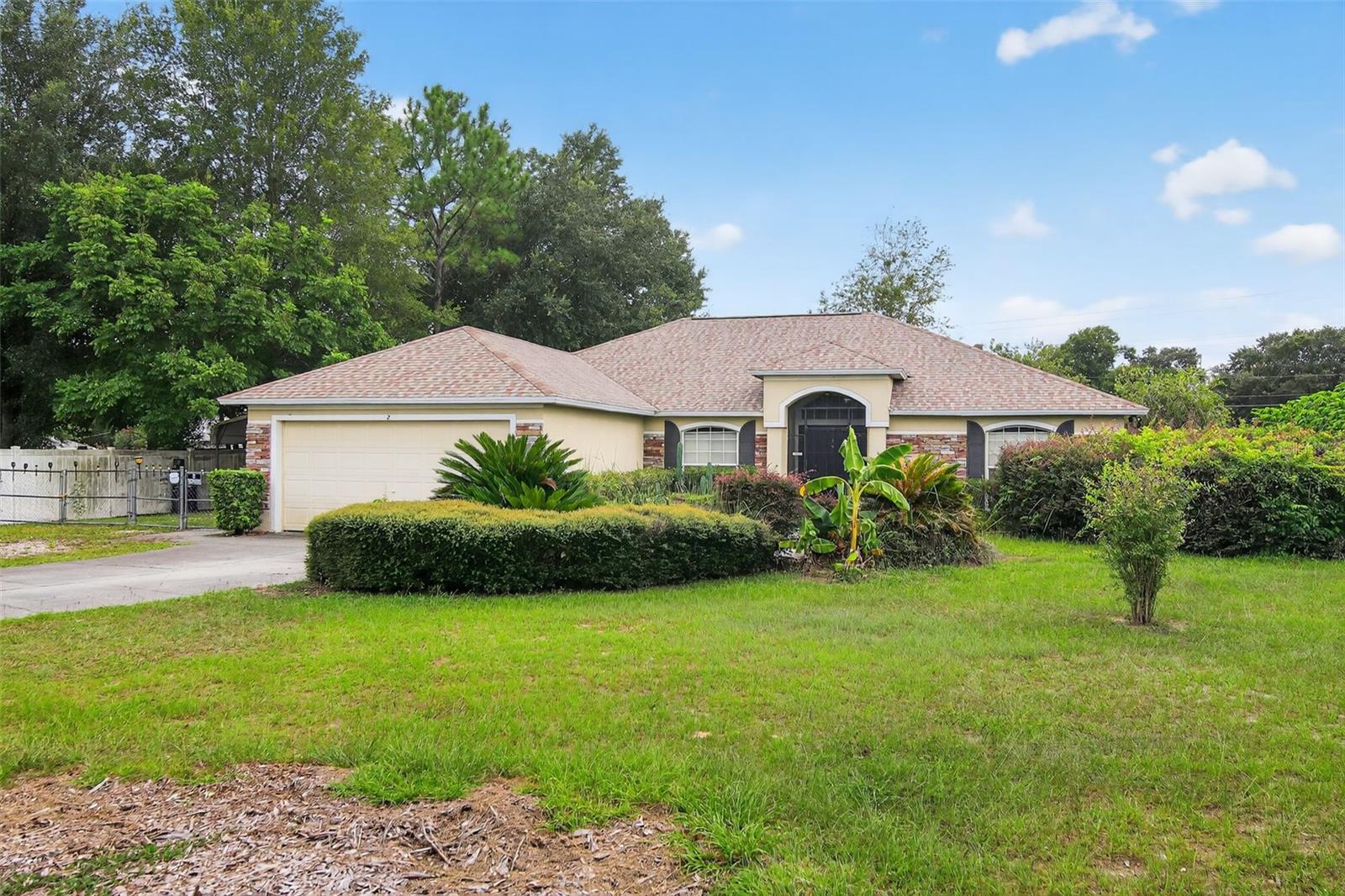 Welcome to this Spacious 4/2 in Ocala on .53 acres with a 1-year-old roof and 1-year-old HVAC! This home offers peace of mind and comfort. No HOA. Zoned for Greenway Elementary, Fort King Middle, and Forest High School. Conveniently close to shopping, dining, and parks. Come see the potential for yourself. Schedule a showing!