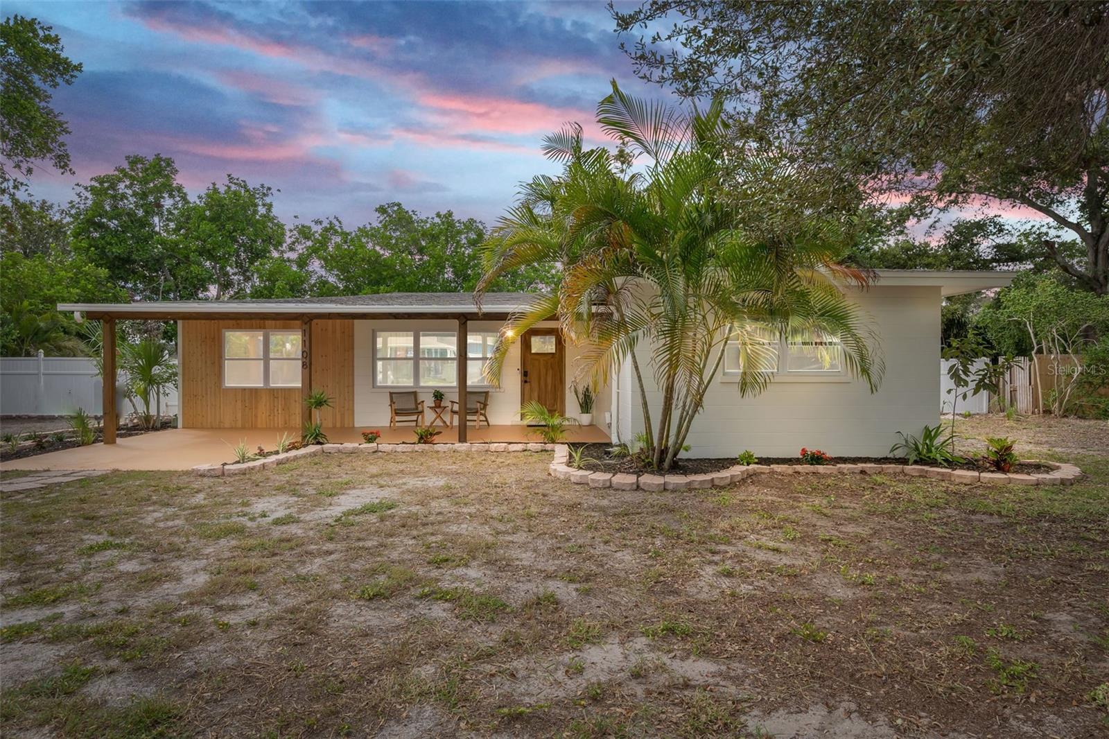 JUST REDUCED!!! Take advantage of this incredible opportunity—Offering $10,000 toward closing costs, an interest rate buy-down, or a brand-new roof—your choice! Welcome to 1108 66th Street NW in the heart of Bradenton, Florida—absolutely stunning 4-bedroom, 2-bathroom home that has been thoughtfully remodeled to blend modern luxury with everyday comfort. This beautiful property is move-in ready for its next owners, whether you’re seeking a primary residence, vacation home, or lucrative short-term rental. NO DEED RESCTRICTIONS- NO HOA- NO FLOOD INSURANCE. From the moment you arrive, you'll be captivated by the home’s bright and open layout, highlighted by elegant tile flooring, large windows that invite an abundance of natural light, and a seamless flow that’s perfect for both relaxing and entertaining. The gourmet kitchen is the true heart of the home, offering high-end stainless steel appliances, sleek granite countertops, custom cabinetry, and a spacious center island ideal for casual meals, meal prep, or mingling with guests. Just off the kitchen, the generously sized master suite serves as a peaceful retreat, complete with a luxurious en-suite bathroom featuring a walk-in shower and tasteful finishes. Three additional bedrooms provide ample space for family, guests, or a home office, offering flexibility to meet your needs. The second bathroom is equally updated and thoughtfully designed with modern fixtures and a clean aesthetic. Step outside and discover the expansive backyard oasis—fully fenced for privacy and designed for both leisure and entertainment. Whether you're gathered around the cozy fire pit on a cool Florida evening, hosting weekend barbecues on the spacious patio, or simply enjoying a quiet cup of coffee in the morning sun, this backyard delivers an inviting outdoor lifestyle. Additional highlights of the home include a dedicated laundry room with extra storage space, energy-efficient windows, modern lighting and plumbing fixtures, and quality materials throughout. Nestled in a desirable Northwest Bradenton neighborhood with no flood zone designation and no hurricane damage, this location offers both peace of mind and unmatched convenience. You’ll love being just minutes from the picturesque Robinson Preserve, Palma Sola Botanical Park, and De Soto National Memorial, where you can enjoy kayaking, biking, hiking trails, and breathtaking sunset views. For dining and entertainment, local favorites like The Waterfront Restaurant, Pier 22, and Tide Tables are just a short drive away, along with trendy spots like Oak & Stone and the nearby Anna Maria Oyster Bar. Shop at the nearby Blake Park Plaza, Westgate Shopping Center, and Red Barn Flea Market for everything from boutique finds to everyday essentials. Manatee Performing Arts Center, the Bishop Museum of Science and Nature, and the Village of the Arts all provide year-round cultural experiences. Healthcare needs are easily met with top-rated facilities such as HCA Florida Blake Hospital and Manatee Memorial Hospital just minutes away. With close proximity to top-rated schools, public parks, and only a short drive to the world-famous Gulf beaches of Anna Maria Island, this home is perfectly positioned for a lifestyle of ease, comfort, and enjoyment. Don’t miss this rare opportunity to own a fully updated, move-in ready home in one of Bradenton’s most sought-after areas. Schedule your private tour and fall in love with everything this exceptional property has for you!