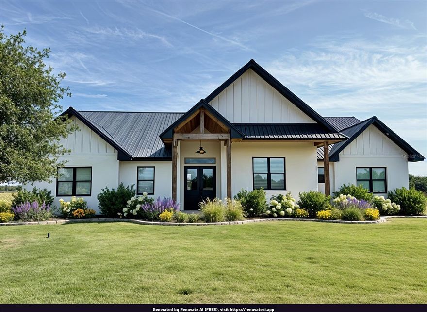 This home is sitting on one of Polk County's highest elevations and includes views of the world famous Bok Tower. It has almost 5.5 acres of fenced-in cleared high and drt on on of the highest locations in the area. Designed with luxurious outdoor living in mind. It was newly completed in September of 2025, containing many modern custom luxury features. Structural features include an underground 400 amp electrical service, a 2.5 hp 340' deep well with filtration, gas on demand water heater and stove, a 26 ga black metal roof, 10+' ceilings plus a tray, 8 ft solid core doors. Wooden tongue and groove outdoor ceilings, and durable Hardie board soffits. Additional upgrades include modern can lights with halo rings throughout. Butler's pantry was a coffee pot water fill. Energy star appliances including the washer and dryer, High efficient ac and WIFI Thermometer, and a Napolean outdoor kitchen. Inside the home you will find many amenities such as a butler's pantry, a mud room, bonus room, spacious covered lanai, and French egress doors. Oversized 3-car garage. Outdoor lighting. This home is a definite must see! Measurements are approximate.