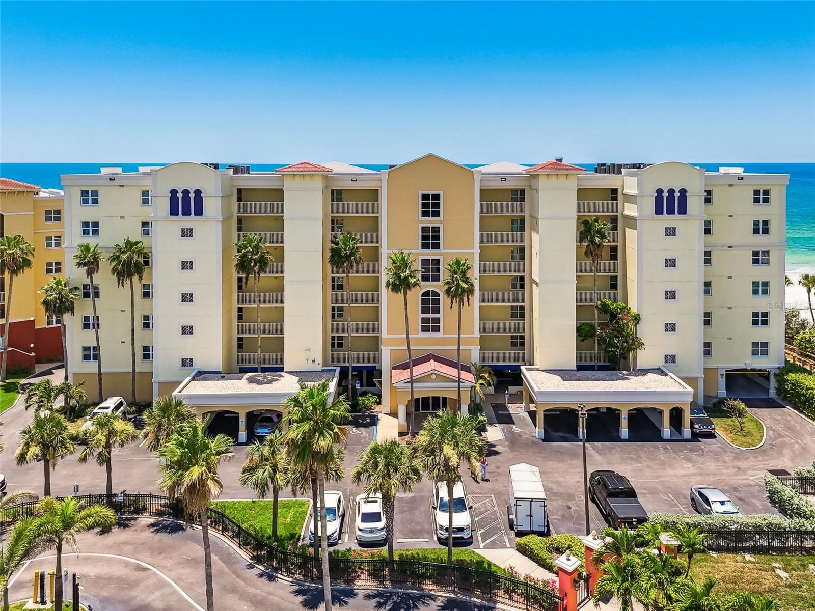 Welcome to your dream residence in the highly coveted Soreno Building—the largest and most prestigious address at The Tides Beach Club in North Redington Beach, Florida. Once the legendary Tides Hotel and Bath Club, a retreat for Hollywood elites like Joe DiMaggio and Marilyn Monroe, this location has been reimagined as a premier luxury condominium community, offering an unparalleled coastal lifestyle.
This expansive three-bedroom, two-bathroom residence spans over 2,200 square feet of impeccably designed living space. It features light-colored marble flooring, is enveloped in natural light, and offers unobstructed, panoramic views of the beach and Gulf of Mexico. The floor-to-ceiling windows bring the Gulf's shimmering blues and golden sunsets directly into your home, creating a serene and dramatic living experience.
The residence includes a chef-inspired kitchen with premium appliances, sleek custom cabinetry, and an open-concept design that makes entertaining effortless. The elegant primary suite is a true sanctuary, boasting breathtaking beach and Gulf views, dual walk-in closets, and a spa-like ensuite. Glass sliders from the bedroom lead to a large open lanai. Additionally, this residence includes an in-unit laundry suite with additional storage and a private owner’s storage room.
Residents enjoy private access to a wealth of world-class amenities, including multiple heated beachfront pools, a grand clubhouse with entertainment spaces, billiards, a library, and conference facilities, a state-of-the-art fitness center, and a gated entry with secure access for ultimate peace of mind.
The Tides Beach Club offers a perfect balance of exclusivity and convenience, being just steps from local boutiques, dining, and vibrant beachside attractions. Whether you are seeking a full-time coastal retreat or an exquisite winter escape, this rare offering delivers the ultimate Florida beachfront lifestyle.
Don't miss your chance to own a piece of history and experience luxury redefined at The Tides Beach Club.