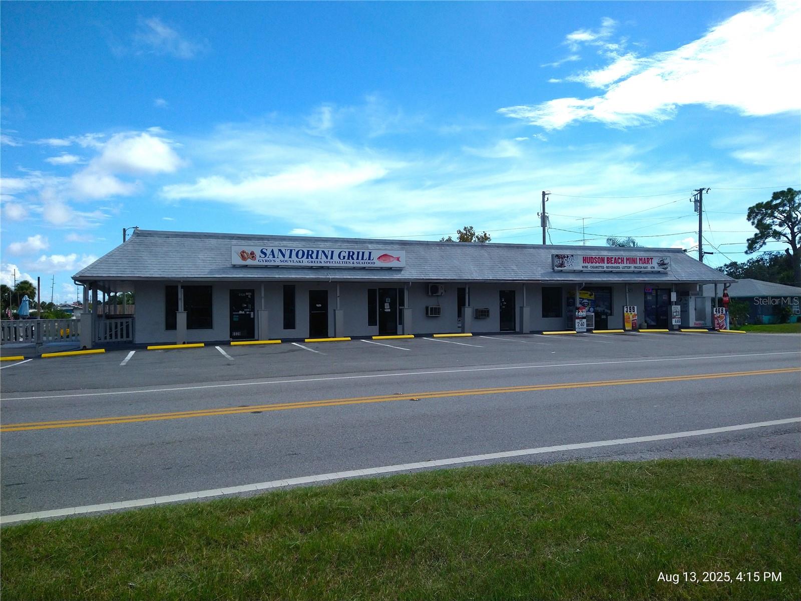 Waterfront Commercial Investment Property. This 5-unit Waterfront Commercial Building is presently converted to 3 separate units in its current configuration. Can be converted back to 5 units if need be. The property is zoned C2. Whole building is considered "Wet" able to Sell Beer and Wine! Located on the only access road to Hudson Beach. The location has high traffic and high visibility. There is parking on site. The building currently has an active Income Producing Convenience Store in one of the units. 3 of the units are combined 2266 sqft for restaurant use and currently vacant. The remaining updated 722 sqft unit, previously a bakery, is vacant at the moment. The property has great income earning potential.