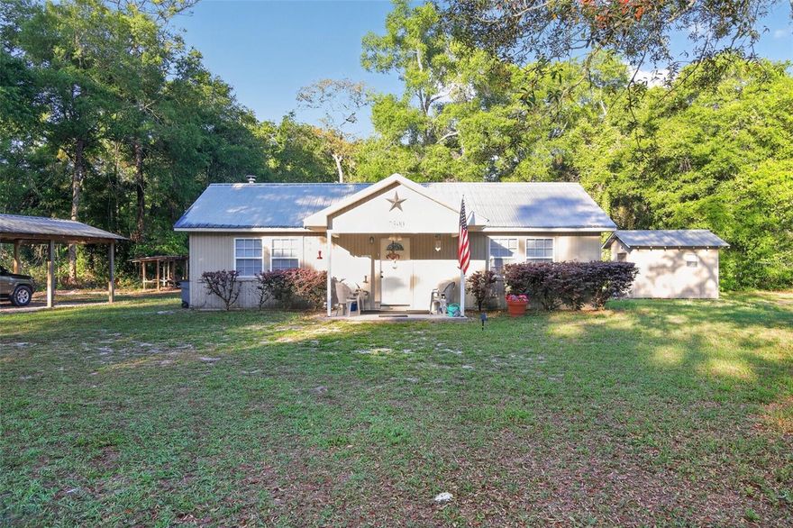 Peaceful Country Living on Spacious Property in Trenton!

Welcome to 7390 NW 142nd St, a charming property offering privacy, open space, and the tranquility of country living in beautiful Trenton. Nestled on a generously sized lot, this home provides the perfect setting for those seeking room to spread out while enjoying the natural surroundings of North Central Florida.

Step inside to discover a comfortable layout filled with natural light, creating a warm and inviting atmosphere throughout the home. The living areas provide plenty of space for relaxing or entertaining, while the kitchen offers functionality and convenience for everyday living. Comfortable bedrooms provide privacy and flexibility, making this home ideal for families, guests, or those needing extra space for hobbies or a home office.

The expansive outdoor space offers endless possibilities—whether you envision gardening, adding a workshop, parking recreational vehicles, or simply enjoying the peaceful surroundings. With plenty of room to customize and make it your own, this property is well-suited for those who appreciate rural living without sacrificing accessibility.

Conveniently located within reach of local amenities and nearby towns, this home offers easy access to the charming downtown area of Trenton, as well as outdoor recreation opportunities along the scenic Suwannee River and surrounding natural areas.

Whether you're searching for a primary residence, weekend retreat, or investment opportunity, this property offers excellent potential in a peaceful Florida setting.

Don’t miss your opportunity to own a slice of country living in Trenton!