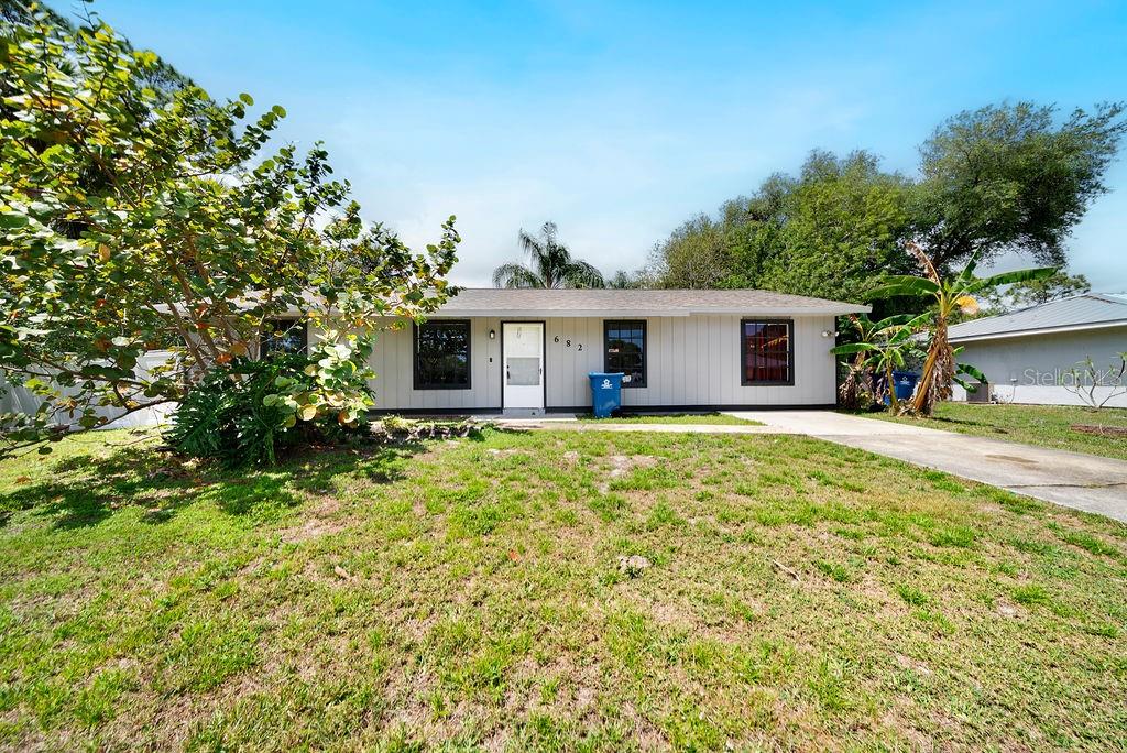 ***$5000 seller credit toward buyer's closing costs! Apply toward rate buy-down or closing expenses.***
Newly remodeled 4 bedroom 2 bathroom single family home. This house is perfect for a first time home buyer or as an investment property. Spacious living area, new roof, large laundry room, private fenced back yard, This home is centrally located minutes away from stores and entertainment in the heart of Palm Bay, short distance from I95, hospitals and schools. Priced to sell do not wait come and visit this home and make it yours.