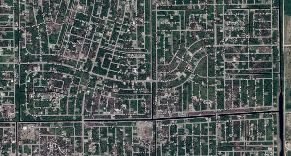 Photo of 1040 Macy Street E, Lehigh Acres, FL 33974 (MLS # A4641971)