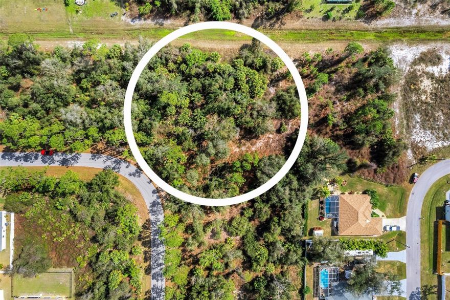 Opportunity Awaits! Oversized Vacant Lot with Greenbelt Views! Located in an area of Newer Homes. Bring your Plans, this is an Excellent Lot to build your Florida Dream Home! Location within easy driving distance to Shopping, Restaurants, Hospitals and Parks! Approx. 9 miles to Port Charlotte Beach Park & Only 4 Miles to Port Charlotte Town Center Shopping Mall! Less than 20 miles to Punta Gorda Airport! Less than 5 miles to I-75 for quick commuting! Enjoy the serenity that surrounds this lot while envisioning your future build ideas. Irregular shaped lot offers many options for planning out a new build without the cramped feel of a standard size lot. Zoned RSF2! No Hoa Fees! No Flood Zone! Septic & Well needed, Electricity is nearby! Recent Survey Available! Come check out this Amazing Lot as it's becoming more & more difficult to find lots of this size so reasonable.