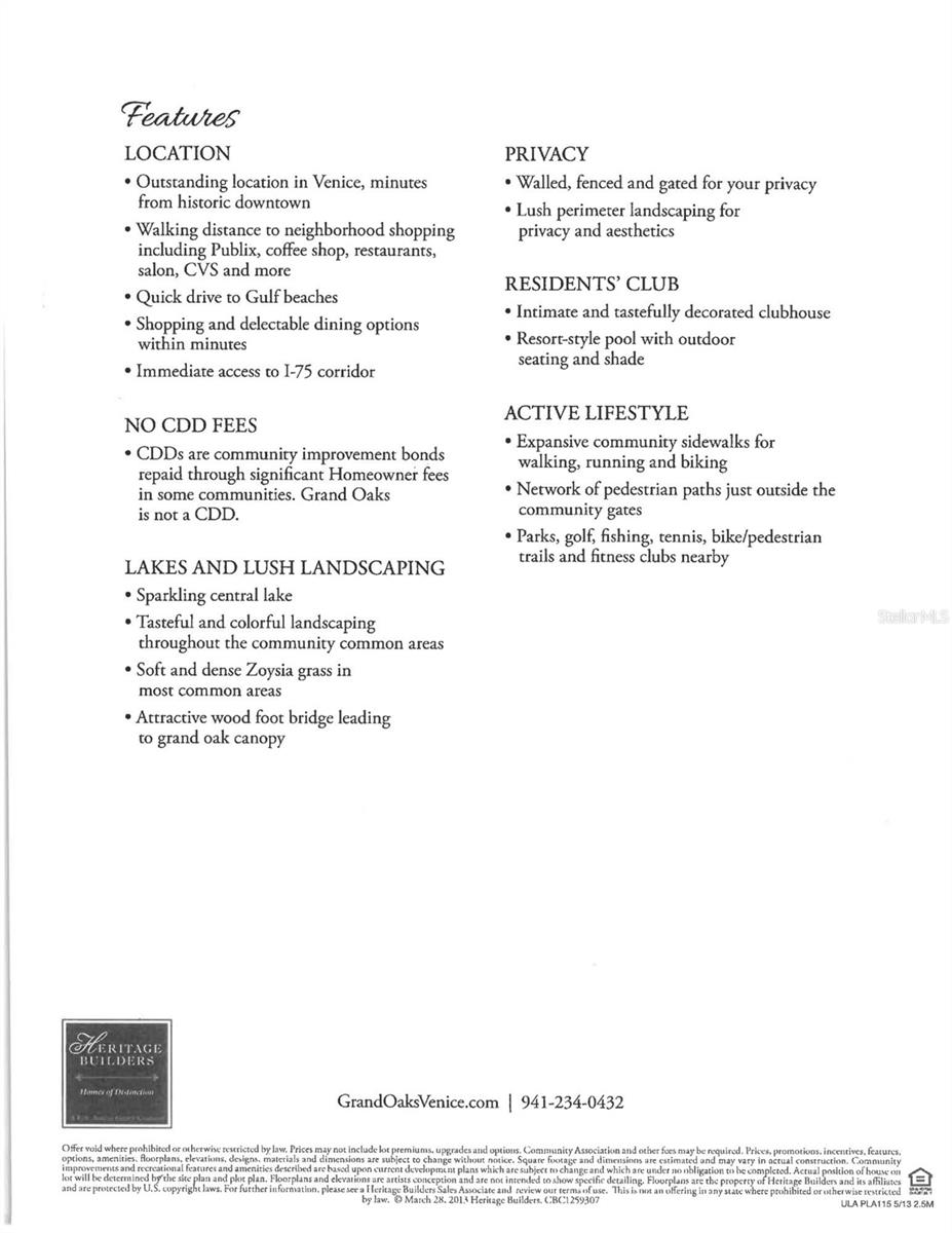 GRAND OAKS - Residential