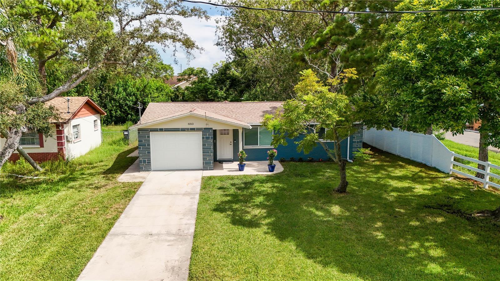 This Adorable 2 Bedroom, 1 Bath home with a Screen & Heated Pool has been Loved and Updated this Year. ALL NEW in 2025 - Wood Kitchen Cabinets with Soft Close and Pull Outs, Stainless Steel Frigidaire Appliances, Pompeii Quartz Counters, Pot Filler, Garbage Disposal, Moen Faucet, Light Fixtures, Electric rewired below 4 ft., Custom Blinds, All Interior and Exterior Doors/Hardware, Trim, Baseboards, Shelving, Closet Doors, Interior Paint, Garage Door, New Landscaping and Mulch Fire Pitt Added. AC/2023. Tankless Water Heater/2023. New Pool Pump, Heater, and Chlorinator/2021. New Hurricane rated Windows/2020. Roof/2017. There is NO CDD Fee and the HOA is Optional. This is a great starter home or would be a great rental income property as everything is NEW. The Sea Pines Community is located near schools, shopping, hospitals, parks, local attractions and dinning. Easy to Show. Call Today!