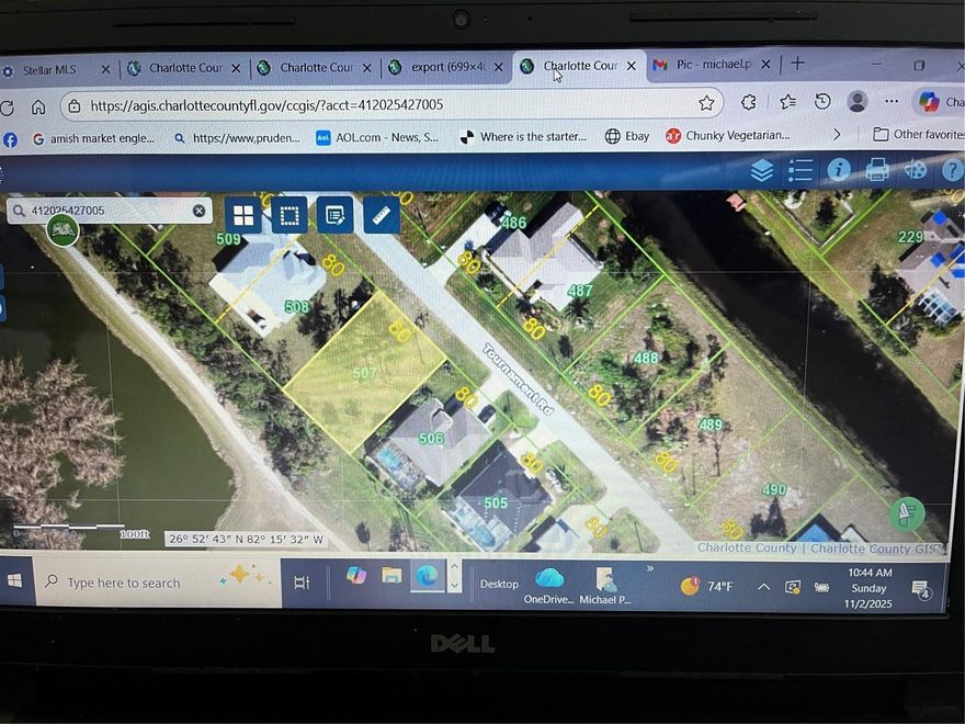 Excellent property to build your dream home on. Located in the quiet area of Pine Valley within the well-kept community of Rotonda West. This lot offers gorgeous views of the golf course and a serene lake. Nearby attractions include the Cape Haze Pioneer Trail Park, numerous golf courses, nature trails and the Rotonda Golf & Country Club. Easy access to many nearby Gulf beaches. Only 12.4 miles to Englewood Beach, nearby to Boca Grande and Manasota Key beach communities. Make this property your opportunity to own land with great views surrounded by beautiful custom-built homes.