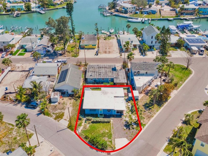 The opportunities are endless with this property.  Awesome location in Madeira Beach! Less than a 10 minute walk to the ocean, close to restaurants, parks, shops, entertainment, and only a few blocks to John's Pass. Located on a peninsula of its own, this is a great opportunity to build your dream home on Madeira Beach. With elevation, your new construction home can have views of the Intracoastal AND the ocean! This amazing location is priced to sell (for lot value) and holds endless potential. Life in Madeira Beach also keeps you close to St. Petersburg and the conveniences of city living, including Tampa International Airport. With the growth and development planned for the City of Madeira Beach, where the best 4th of July fireworks take place over the water, don't miss your chance to own your slice of heaven in a wonderful community! Note: Property was flooded and received substantial damage.