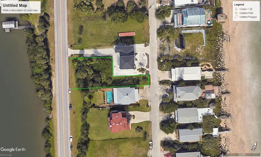 This is a very interesting and unique property. View the home behind it to see what may be built but on a better site with many potential improvements that would substantially increase 'real value'. This price is as-is but may change if owner improves site 1st.
75 front feet of totally unobstructed river view and a tail piece to possibly build oceanview garage/game room or guest quarters. This is a 'one-of-a-kind' situation. Call for details.; Cleared: No ;Water: Available at Site