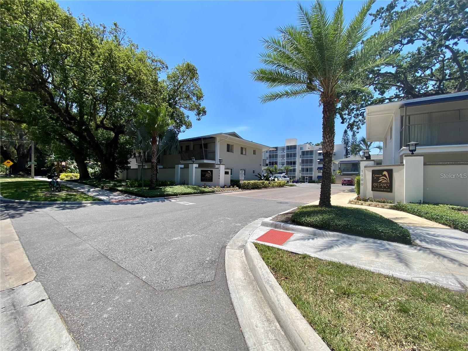 **FIRST FLOOR*** Lush Delaney Park is where your new home is! It has been completely RENOVATED with wood-look tile, recess lights and ceiling fans in all rooms! The EAT-IN kitchen has gorgeous views of the rose garden/fountain, pool and lake. There are plenty of cabinets with two large pantry's with pull out shelves. Beautiful Quartz countertops with plenty of cooking and dining space. NEWER Windows, AC & water heater. The complex is located on Lake Copeland for paddle boarding or kayaking. Enjoy summer days in the SALT water pool and BBQ grilling. Watch the lake wildlife from the deck and end the day with beautiful sunsets. Fitness room on site! This is a perfect location with an easy walk to downtown or Orlando Health. Enjoy the luxurious neighborhood with walks around Lake Davis, Lake Cherokee and dining at 903 Mills Deli or Delaney Tavern. Buyer to confirm pet and rental restrictions. Room sizes are approximate.