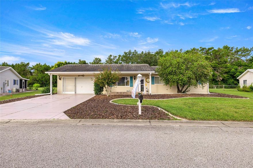 Welcome to the heart of Spruce Creek, a highly sought-after 55+ golf course community! This charming 2-bedroom, 2-bath home at 10689 SE 174th Loop offers the perfect blend of comfort and convenience. Step inside to find a bright, open layout designed for easy living and entertaining. The spacious living room flows seamlessly into the dining area and kitchen, creating a warm and inviting atmosphere. Both bedrooms are generously sized, with the primary suite featuring an en-suite bathroom for added privacy.

Enjoy peaceful mornings and evenings from your exceptionally large, enclosed lanai, overlooking the beautifully landscaped yard. Take advantage of the community’s scenic walking trails for daily exercise or leisurely strolls. The home also features a 2-car garage and ample storage space, along with elegant quartz countertops and newly added backsplash in the kitchen!

Living in Spruce Creek South means you’ll have access to resort-style amenities, including a championship golf course, community pool, fitness center, pickleball and tennis courts, and a variety of clubs and social activities. Conveniently located just minutes from The Villages, shopping, dining, and medical facilities, this home offers the lifestyle you’ve been searching for.

Don’t miss your chance to own a piece of paradise in this vibrant, active 55+ community! THIS IS A DEED RESTRICTED COMMUNITY NOT AN HOA. MAINTENANCE/AMENITIES FEE IS REQUIRED MONTHLY.