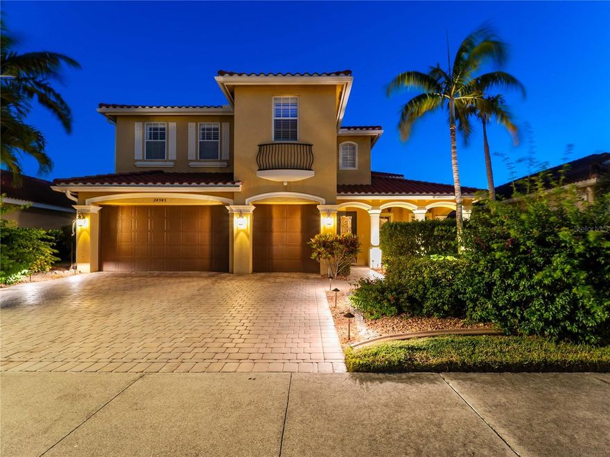Experience refined Florida living at 24343 Riverfront Dr, Port Charlotte, FL 33980, a stunningly updated home inside a secure gated community, where every detail has been thoughtfully upgraded for comfort, style, and lasting value. With over $100,000 in high-end renovations, this move-in ready property combines the best of luxury finishes and functional living.

Step through the front door and be welcomed by soaring ceilings, all-new premium flooring, and an open-concept layout designed for both relaxing and entertaining. The custom-designed kitchen is a standout, featuring luxury countertops, handcrafted cabinetry, and an oversized built-in refrigerator/freezer combo rarely found in the neighborhood. Multiple en-suites—including a private guest suite—and a spacious primary retreat with dual walk-in closets and a spa-style bathroom ensure everyone has room to unwind.

Whether you're working from home, hosting game nights, or setting up your own gym, flexible bonus rooms offer endless options for personalized living. Plantation shutters throughout the home provide style and light control, while two new AC units and a new roof  deliver peace of mind for years to come.

Outdoors, take in peaceful lake and pond views from the fully enclosed pool area, complete with a resurfaced PebbleTec pool, upgraded multi-color LED lighting, new pump and filter, and a stylish pool bar ready for your next gathering. Evenings are elevated by accent lighting in both the front and backyard, creating an inviting ambiance at every hour.

This rare opportunity blends elegance with practicality in a highly desirable setting. Schedule your private tour today and see why this home stands out from the rest!