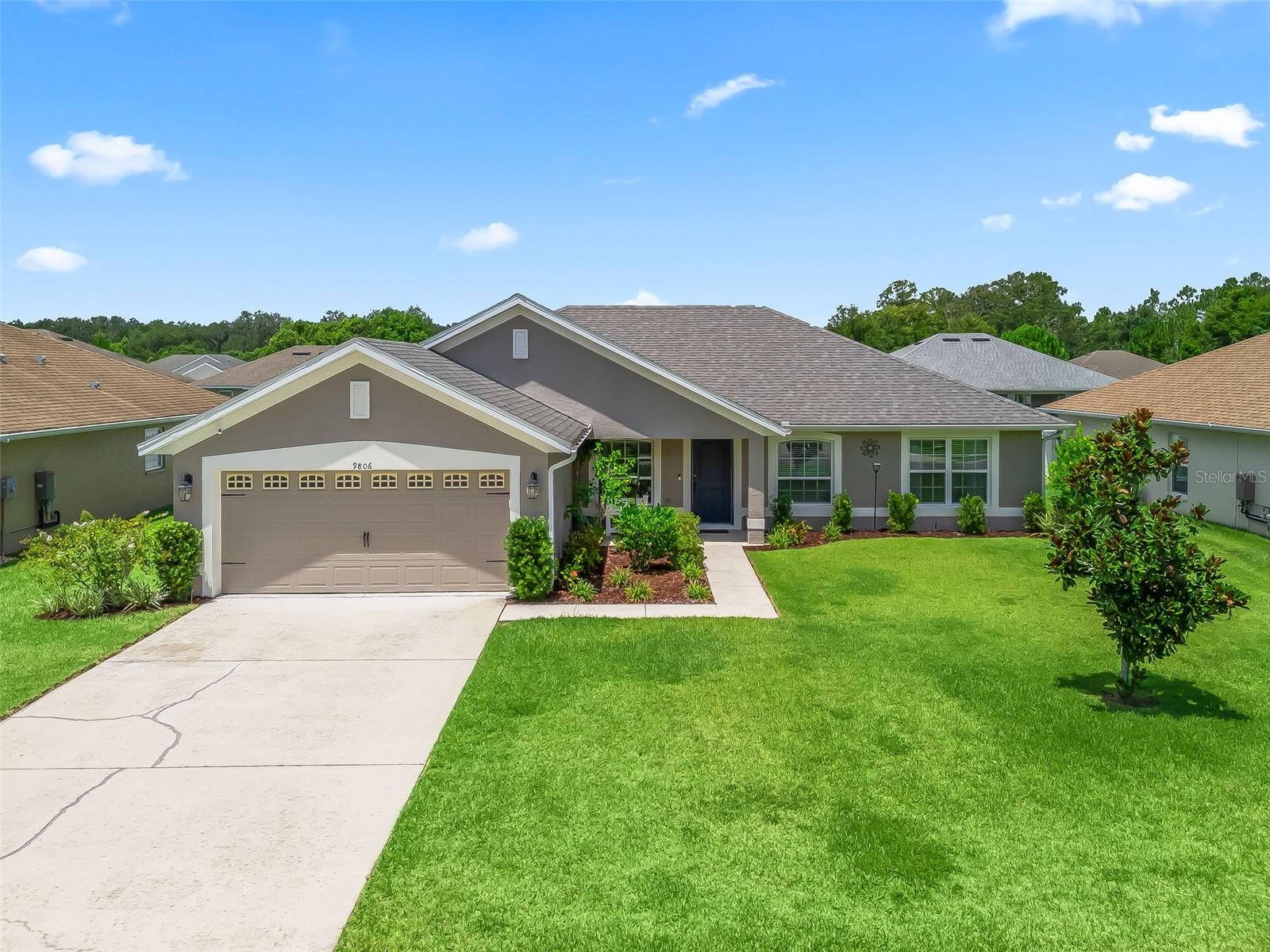 Welcome Home to the Pepper Trees Subdivision in Wildwood, FL – Near The Villages!
Step into Florida living with this beautiful 3-bedroom home, featuring a bonus flex room that can easily serve as a 4th bedroom, home office, den, or game room. Ideally situated in the desirable Pepper Trees community, this spacious property offers the perfect blend of comfort, charm, and convenience.
As you enter the home into the foyer, you’ll be greeted by a formal dining room on the left, spacious living room in the center, and the flex room with upgraded barn doors on the right being used as a den. The split-bedroom floor plan provides added privacy, making it an ideal setup for families or guests.
The heart of the home features a spacious kitchen designed for the chef in the family—complete with a gas stove, dual sinks, large pantry, ample cabinetry, and stainless steel appliances. Recent upgrades include a new gas stove, ceramic tile backsplash, microwave, and garbage disposal (2025), with a dishwasher (2023). The shiplap accents under the counters and in the living room add a modern farmhouse touch.
The primary suite offers a serene retreat with a tray ceiling, luxurious en-suite bath (upgraded in 2025 with a new commode, fixtures, and shower head), and generous closet space. Luxury Vinyl Plank (LVP) flooring runs throughout the main living areas, with carpet reserved for the bedrooms.
Enjoy the Florida weather from your screened-in lanai with a roof and concrete flooring, overlooking a .24-acre fenced backyard—perfect for pets, entertaining, or even adding a pool.
Additional features include:
2-car garage
Vaulted ceilings in the living and dining areas for added volume
Oversized living room and open dining space
Convenient location in Central Florida, just minutes from The Villages, shopping, dining, golf, and more
This home is full of thoughtful upgrades and stylish finishes—ready for you to move in and make it your own. View the slideshow and photos, then contact your agent today for a private tour. Start your new journey and enjoy the best of Florida living!