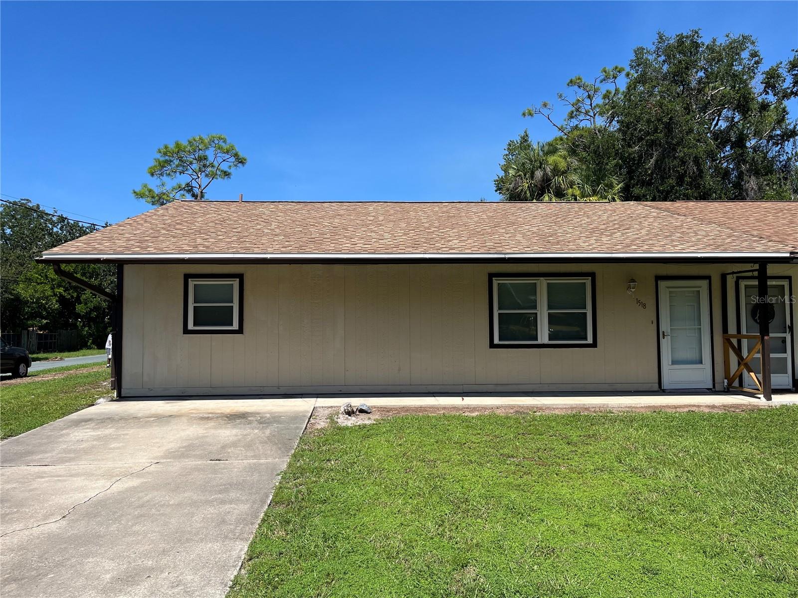 Spacious two bedroom two bathroom duplex for rent in Edgewater Florida. Very private low traffic area. This home is located close to shopping, beaches, riverside drive boat ramps, schools and public transportation. You will love the open floor plan with built in kitchen eating area and large living room dining combination. Enjoy the private fenced backyard with screened porch and storage shed for your convience. This home is extremely well maintained and clean. Rent is $1900.00 monthly with a 12 month lease. Security deposit is $3800.00. Pets negotiable with non refundable pet fee. Application and tenant screening required. $75.00 each adult. Utlities not included.