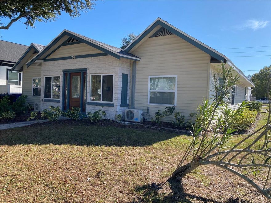 WELCOME TO  3460 4th Ave S IN ST PETE!!! Here is your opportunity to own a well maintained, quality corner lot Income Producing Triplex!!  Front Porch entry to all three units allows for weather protected and well lite entry into your home. Nice looking building with New Roof in 2024, New Windows 2023, flooring, cabinetry, light fixtures, fans and widow blinds. There is plenty of parking with a new concrete back patio and sidewalk to parking pad March 2023. Newer mini split AC systems in each unit, Units 1 & 2 Completely Remodeled 2025 and Unit 3 in 2023! Each Unit has separate electric meters and water meters.  Rent Rolls and NOI REPORTS are available upon request!  Make an Appointment to see today!