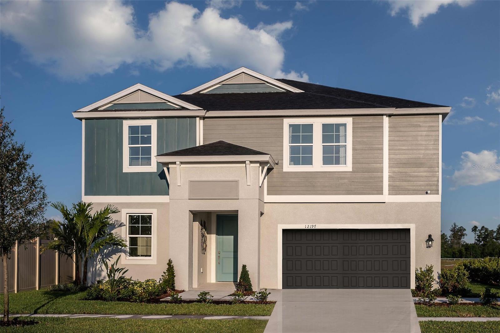 One or more photo(s) has been virtually staged. Under Construction. Welcome to the Coquina, a two-story masterpiece with a modern design. This spacious floorplan offers 5 to 6 bedrooms, 4 bathrooms, and a 3-car tandem garage, perfect for growing families or those who love to entertain. At the front of the home, a private bedroom and bathroom serve as the perfect guest suite. A laundry room is conveniently located in the extended foyer which opens up to the heart of the home. The kitchen, featuring 42" upper cabinets, stunning quartz countertops, stainless-steel appliances, and a large kitchen island overlooks the open living and dining areas. Sliding glass doors lead to the large lanai, providing a seamless transition to outdoor living. The owner's suite is tucked away at the back of the home, offering a serene oasis with double vanity, a freestanding tub, a walk-in shower with floor to ceiling tile, and an oversized walk-in closet. Upstairs, you'll find 3 spacious bedrooms, 2 full bathrooms, a flexible recreation space, and an office or optional 6th bedroom. With modern conveniences throughout, like the smart thermostat with voice control, the Coquina is a home designed for bold living.
Close to everyday conveniences and top-rated schools. Stay close to what’s important to you at Hawkstone, a Lithia master-planned community. Located just south of FishHawk Boulevard, residents are minutes away from US-301, I-75, and top-rated schools. Surrounded by breathtaking pond and wetland views, Hawkstone delivers the perfect mix of natural beauty and modern amenities right at your doorstep. Whether you're enjoying the serene scenery or the community perks, this is where you'll want to be. Discover your new home at Hawkstone today!
Images shown are for illustrative purposes only and may differ from actual home. Completion date subject to change.
