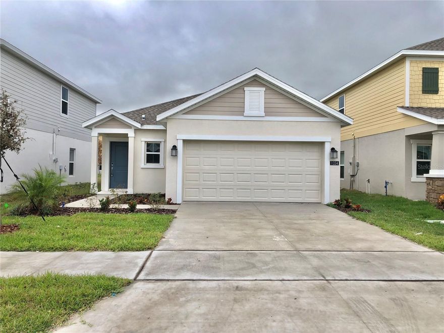 AVAILABLE NOW!! Be the first one to live in brand new home at Ranches at Lake McLeod! This luxury home features 3 bedrooms and 2 bathrooms. The exceptional kitchen features Stainless Steel appliances and an Island that overlooks to open dining room with a spacious family room perfect for entertaining. The owner suite features an over-sized bedroom with a bathroom featuring his and her sinks and walk-in closet. This tranquil community in Eagle Lake, Florida, offers quality block construction, brand-new appliances, and Connect Home features. There will be a community pool, cabana, playground, and sports courts. Conveniently located near shopping, restaurants, parks, schools, and close proximity to major roadways. Short distance from ample outdoor recreation, Chain of Lakes Sports Complex, Legoland, Lake Ned, and more in nearby Winter Haven. Schedule private showing today!