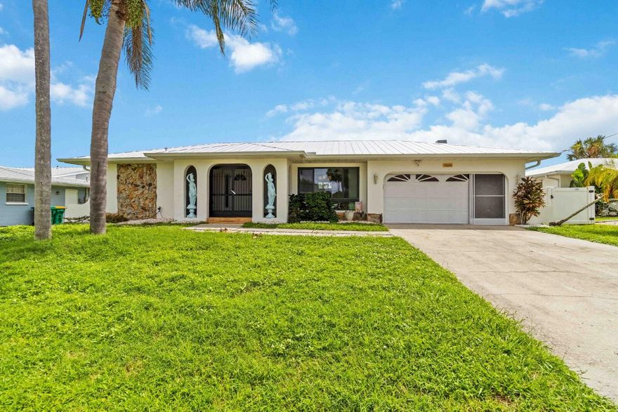 Admire the serenity and elegance that 18606 Briggs Circle offers in the beautiful waterfront community of Port Charlotte, FL. This fully furnished three-bedroom, three-bathroom, heated pool home is a sanctuary of comfort and style, perfectly nestled along the water's edge. As you step inside, the spacious layout invites you to experience the seamless blend of luxury and tranquility. Each room is thoughtfully designed to maximize both space and natural light, creating an inviting atmosphere for relaxation and entertainment. The modern kitchen is a culinary enthusiast's dream, equipped with everything you need to create memorable meals. Wake up to breathtaking water views from the master suite, living room and enclosed Florida room, where every day feels like a vacation. Enjoy morning coffee on the patio, watching the gentle waves and the vibrant Florida sunrise. The lush surroundings offer an ideal backdrop for outdoor gatherings and leisurely afternoons. With its prime waterfront location, this property is a true gem for those seeking both adventure and peace. Embrace the ultimate Florida lifestyle at this exceptional address, where every detail is designed for your enjoyment and comfort. Seasonal rent $5,500 (December - April), off season. Rent $4,000 (May - November).Tourist tax of 12% is in addition to the rent. Combined utilities of water & electric are included up to $200 monthly.