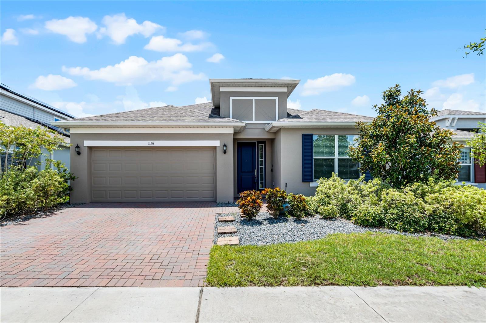 Welcome to 1136 Hendon Loop! This spacious and modern home offers ideal family living just minutes from retail, dining, and theme park attractions. Posner Park is within 6 miles and contains a movie theatre, Target, JC Penny, Best Buy, BJ’s Wholesale Club, Staples, PetSmart, Ross, Sally Beauty, Dick’s Sporting Good and so many more shops and restaurants there and in between on the way there! I4 is also within 6 miles making it easy to get anywhere in Central, FL in minutes! Advent Health Heart of Florida Hospital is within 3 miles along with several other medical offices around it. Disney World and several other major Central, FL attractions are within about a 30 minute drive. The home itself has high ceilings and abundant natural light creating a welcoming atmosphere throughout the living spaces. Chef’s Kitchen: Adorned with quartz countertops, massive center island, premium 42-inch cabinets, and sleek stainless-steel appliances, seamlessly connected to family and dining rooms. Elegant ceramic tile throughout main living areas, with cozy carpeted bedrooms for added comfort. Paver driveway with ample parking and clean curb appeal. The property also has a fully fenced yard—ideal for family fun or entertaining! This place has it all! It just needs new owners to love it. Call now to schedule a showing!