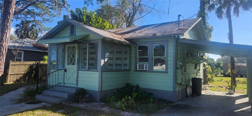 Investor special in a prime coastal location near the Pithlachascotee River (Cotee River) and the Gulf of Mexico. This 2-bedroom, 1-bath single-family home is situated on a generously sized lot and offers excellent potential for renovation. The property experienced flooding during Hurricane Helene and will need total rehab.  Being sold AS-IS. Located just minutes from waterfront recreation, marinas, and popular dining spots, including Sunset Landing Marina, American Marina, Whiskey River On The Water, Whiskey Joe’s, Catches Waterfront Grille, and Crab Shack. Enjoy easy access to boating, kayaking, and Gulf waters, as well as nearby shopping, medical facilities, and major roadways.  The surrounding area continues to see growth and redevelopment, including nearby riverfront improvements in New Port Richey, making this an attractive opportunity for investors or buyers seeking a coastal renovation project
