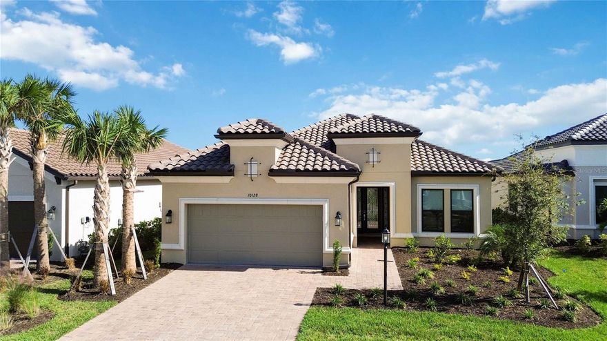 Why wait to build when you can move right into this designer-upgraded masterpiece in Esplanade at Skye Ranch? Perfectly positioned at the end of a quiet, private street, this barely lived-in Lazio floor plan offers the ideal blend of luxury, function, and Florida lifestyle. With 3 bedrooms + a den, 3 full baths, and a spacious 3-car tandem garage, this home was built to impress and designed for everyday comfort.

From the moment you walk in, you’ll notice the difference—over $200,000 in premium builder upgrades paired with thoughtful post-build enhancements that take this home to the next level. Brand new crown molding throughout adds classic elegance and polish, elevating every space. Soaring ceilings and sleek porcelain tile floors enhance the open, airy feel, while natural light pours in from every angle.

The chef’s kitchen is an entertainer’s dream—quartz countertops, soft-close wood cabinetry, upgraded appliances, and an oversized island that invites gatherings both big and small.

Your owner’s suite is a true sanctuary, complete with a large bay window, a luxurious bath with dual vanities and an expansive walk-in shower, and a closet so spacious it could double as a dressing room. New impact windows are being added in the master bedroom bay windows for enhanced safety, comfort, and efficiency.

Step outside to the lanai, where you’ll find $20,000 in electric hurricane shades (being installed late summer of 2025)—effortless protection and privacy with the touch of a button, so you can enjoy the outdoors no matter the weather.

But the lifestyle doesn’t stop at your doorstep. Living in Skye Ranch means access to resort-style amenities that rival luxury vacation destinations: multiple pools, tennis and pickleball courts, a state-of-the-art fitness center, indoor basketball, scenic walking and biking trails, and the brand new social and recreational hubs—The Hub, The Venue, Rendezvous Park, and Turner Park.  Skye Ranch School will also be opening this fall!

This home is better than new—meticulously upgraded, move-in ready, and situated in one of Southwest Florida’s fastest-growing, most desirable lifestyle communities. If you’re looking for elegance, comfort, and zero compromises… this is the one.