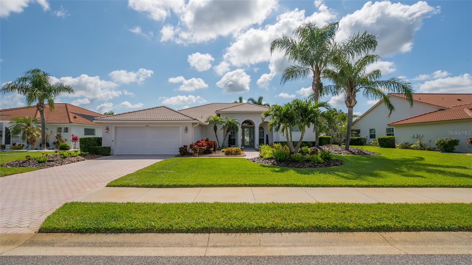 NOT AVAILABLE FOR SEASON 2026 AT $9,500/MONTH. AVAILABLE JULY 2025 ONWARDS FOR $5,500/MONTH OFF SEASON (UTILITIES INCLUDED WITH $200/MONTH CAP ON ELECTRIC. Welcome to the fabulous, gated community of Stoneybrook Golf & Country Club on Palmer Ranch! This beautifully landscaped Turnkey Furnished, large single family pool home offers everything you need for a vacation or longer-term stay! It has 2,691 sqft of living space, 3 bedrooms, 2.5 baths, foyer leading into the living room and then flows through into the separate dining room, study/office, spacious well-equipped kitchen with center island/breakfast bar and additional breakfast area. From the large family room, you will find sliders leading out onto the screened-in heated pool & Spa, and covered lanai overlooking a lake. Plus, a 2-car garage. Stoneybrook Golf & Country Club offers an 18-hole golf course, Pro shop, well-equipped fitness center, lighted Har-Tru tennis courts, walking trails, bocce, pool & spa, full-service restaurant with indoor & outdoor dining & bar. Membership required. The beautiful beaches of Siesta Key and Nokomis are both just a short drive away. Small dog up to 35lbs allowed. This is truly a wonderful vacation or long-term rental home, ready for you to move in. November rate is $8,000 and December $8,500.