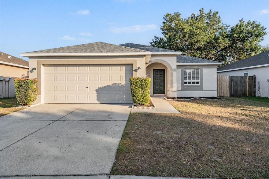 Step into style, comfort, and peace of mind with this beautifully updated, move-in ready home! From the moment you enter, you’ll be greeted by a bright and airy open floor plan with soaring vaulted ceilings that create a spacious and inviting atmosphere. The thoughtfully designed split-bedroom layout offers both functionality and privacy, making it ideal for families, guests, or a home office setup.

This home has been tastefully upgraded with brand new luxury vinyl flooring throughout, providing a seamless, modern look that is both stylish and durable. The bathrooms feature gorgeous wood-look porcelain tile, adding a high-end touch and timeless appeal. Fresh interior and exterior paint give the entire home a crisp, clean feel, making it truly turnkey.

Enjoy peace of mind with major system updates, including a new roof (2022) and HVAC system (2019), ensuring comfort and efficiency for years to come. Natural light pours into the living spaces, enhancing the home’s warm and welcoming vibe, while the open layout makes it perfect for both everyday living and entertaining.

Whether you're a first-time buyer, growing family, or looking to downsize without compromising on quality, this home checks all the boxes. Don’t miss your opportunity to own a beautifully updated home that blends modern finishes with practical living!
