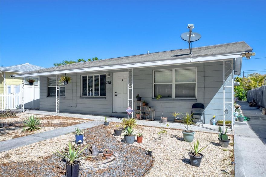 IMMACULATE, UPDATED TURN-KEY TRIPLEX! MINUTES TO DOWTOWN ST PETE AND THE BEACHES - NON FLOOD ZONE! This adorable Triplex offers: (1) 2 bed/1.5 bath $1,800/month, (1) 1 bed/1 bath $1,250/month and (1) Studio efficiency $1,200/month. WELL MAINTAINED!! 3 NEW AC UNITS, NEWER ROOF, NEWER WINDOWS, NEWER ELECTRICAL PANELS, STORAGE SHED. You'll love the open floor plan, fresh paint throughout, newer blinds and tons of natural light through many windows. The property has an attached duplex with its own parking spot and the efficiency is a separate building. Fully fenced and secure. Common area has an open patio for enjoying the balmy Florida weather. Coin washer/dryer for added annual income! Enjoy an easy commute to the airport, Tampa, and downtown St Pete with all of the fun attractions it has to offer: The Pier, Vinoy Park, First Friday, Concerts, walking and biking paths, small swimming area and more! One water meter, tenant pays electric, cable and internet. This is a great deal, don't miss out go through life knowing a smart investor owns your triplex! Call today!