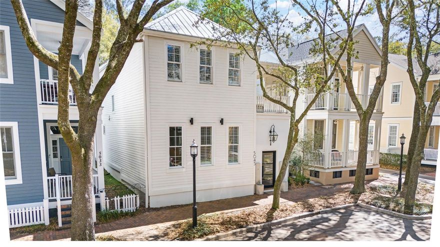 Incredible Rental Property! 2/2 Main House rents $3,500/month and 1/1 Apartment Rents $2500/month. Discover this beautifully updated 2025 Charleston-style home located in the heart of Haile Village Center. The property includes 2 bedrooms and 2.5 bathrooms in the main residence, plus a private 1 bedroom, 1 bathroom carriage-style apartment with a full kitchen and separate entrance—ideal for extended family, guests, or generating additional rental income. Whether you’re looking for a primary residence with flexibility or an investment opportunity, this home offers versatile living options and excellent rental potential in one of Gainesville’s most desirable neighborhoods. Inside the main home, enjoy soaring 10- and 12-foot ceilings, all-new flooring, bathrooms, appliances, and custom finishes throughout. A striking iron and glass front door opens into a private front courtyard. The spacious layout provides serene courtyard views from both the kitchen and formal dining room, complemented by elegant French doors and professional outdoor lighting. The kitchen is a true highlight, featuring three ovens, an expansive island, and a large butler’s pantry. The open family room includes a gas fireplace, and a convenient mudroom leads to an oversized two-car garage. Upstairs, the primary suite opens to a private balcony overlooking a tranquil fountain and includes a luxurious en-suite bathroom with a glass walk-in shower and marble accent wall. A second bedroom also features its own en-suite bath and balcony access. Community Highlights: Access to clubhouse, pools, fitness centers, tennis courts & golf course Walkable to shops, restaurants, and a local coffee spot Weekly Saturday farmers’ markets Scenic walking and biking trails 6.5 miles to UF and Shands Hospital Free park-and-ride village shuttle Timeless charm, modern upgrades, and built-in flexibility—this unique property is perfect for those seeking comfort, community, and long-term value.
