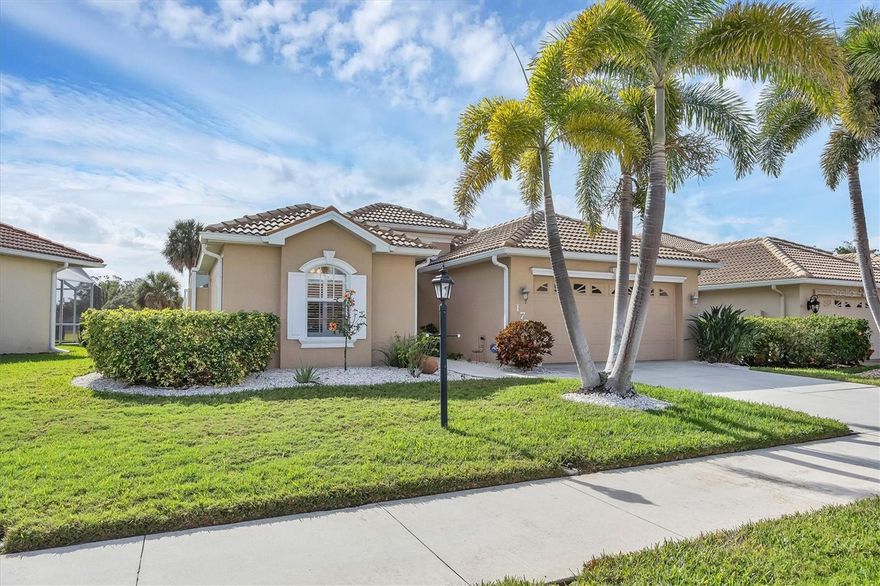 Stunning 3-bedroom, 3-bathroom single-family home on a quiet cul-de-sac in beautiful Venice, FL! With 1,970 sq. ft. of bright, open living space, this home features high ceilings, sliding glass doors & transom windows that fill every room with natural light. The gourmet kitchen boasts Taj Mahal quartzite countertops, complemented by undercabinet lighting that showcases the stone’s natural veining and elegance. Brand-new large plank 12x72 porcelain tile flows throughout the home, creating a sleek, warm & modern look.
Step outside to your private pool courtyard with screen enclosure and covered patio, perfect for entertaining or relaxing. What type of private poolside oasis would you create!? A one bath, one bedroom Casita has a private entrance directly to the pool area, ideal for guests or extended family. The home backs to maintained open space, offering a serene and open backdrop with beautiful sunset views.
Enjoy the best of Venice living — just minutes from the beach, easy freeway access, and the vibrant downtown Venice, featuring restaurants, boutique shopping, and year-round community events. No CDD fees and an HOA with recently reduced, already low dues add extra value. This home effortlessly combines modern style, luxury finishes, and the quintessential Florida lifestyle in a highly desirable location. Your private oasis awaits...