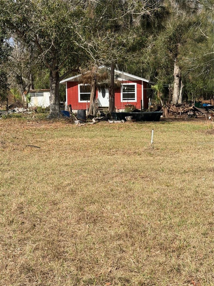 Discover the possibilities at 1211 Eucalyptus Ave! Situated on 4.44 acres, this cute 1-bedroom, 1-bath cabin is full of charm and character, offering a peaceful country setting with plenty of room to grow.
While the property does need some cleanup, it offers incredible potential for the right buyer with vision. The existing cabin could easily be transformed into a mother-in-law guest house, while you build your dream home on the remaining acreage.
With plenty of space to create your own private retreat, start a small homestead, or develop the property to fit your lifestyle, the possibilities here are endless. Enjoy the quiet country living while still being located in Arcadia.
Bring your ideas and imagination—this beautiful property is ready for its next chapter. Schedule your showing today! ????