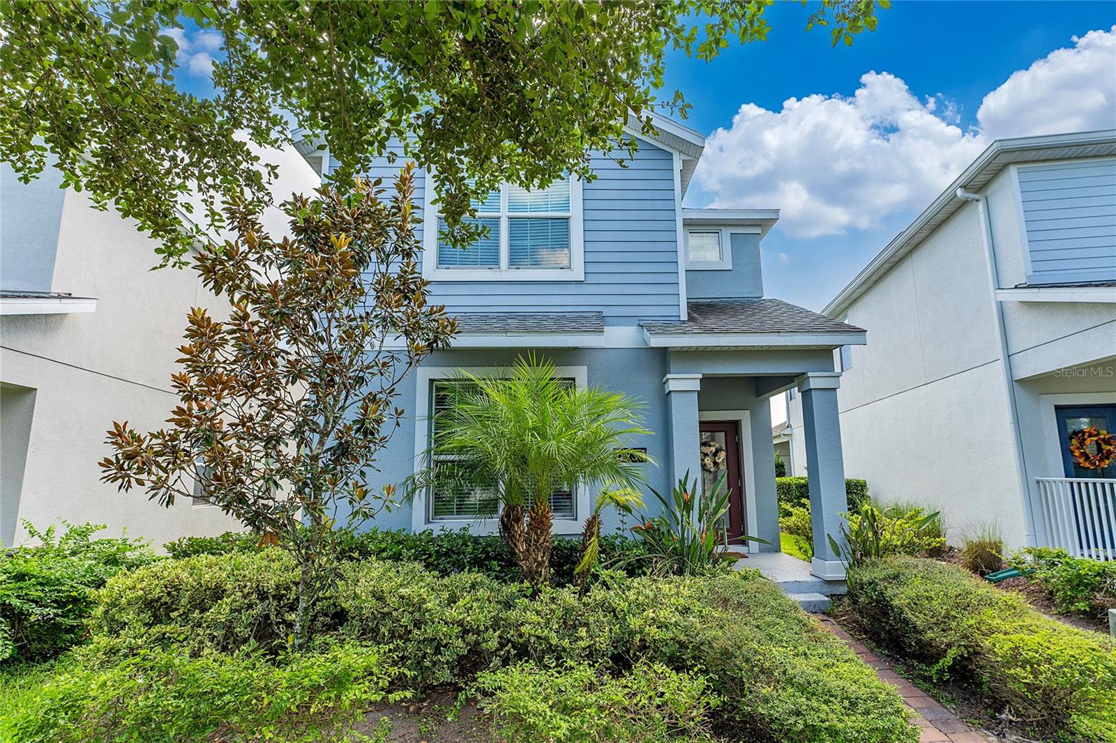 This striking luxurious four bedroom, three and a half bathroom home features a two car rear load garage located off the back patio. Spread over two stories, this ideal floor plan offers all the space your family will need. There is a family room, a kitchen with breakfast nook, a dining room, and an upstairs laundry room. Storey Park is unlike any other in the Orlando area! With a resort pool, lap pool, splash pad, a Jacuzzi spa, a state-of-the-art fitness center, a food pavilion, tennis court, a big playing field for football or soccer games, walking trails, dog park, campsite and our own town center and so much more!! Not to mention all A Rated school! So, stop by and see why you will want to be part of the fastest growing, most sought after area in all of Orlando!