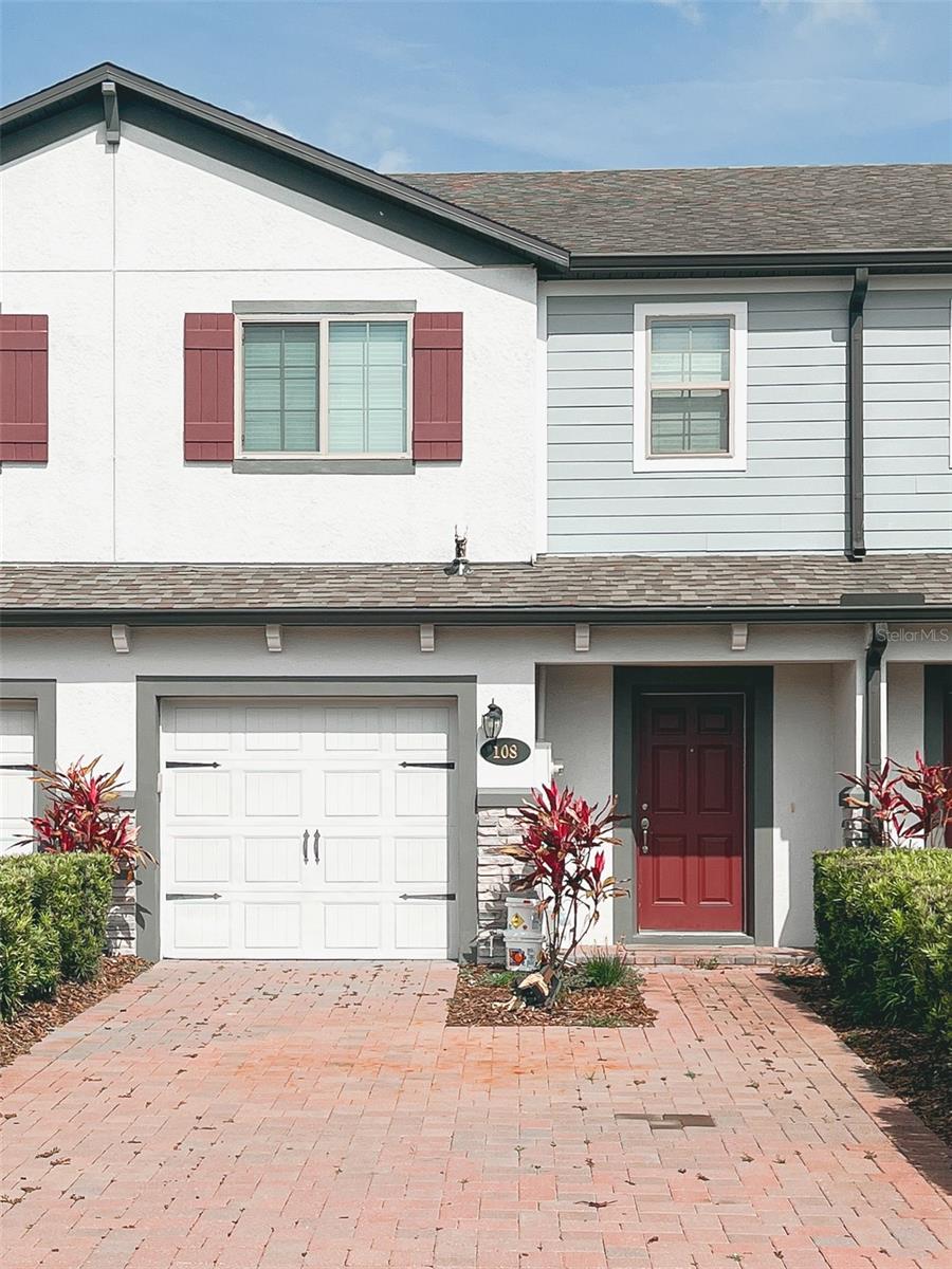 Great location. This beautiful townhome located in gated subdivision - three bedrooms and two full baths. one half bath downstairs for guests. As you enter this two story home it's spacious, with new lots of storage downstairs and upstairs. All new floors. Screened in back patio withs sliding door access from the living room. Attached garage. Community Pool access.
