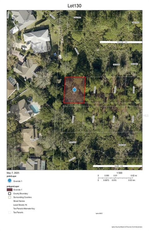 Lot 130 WILLOW CIRCLE MOUNT DORA FL 32757