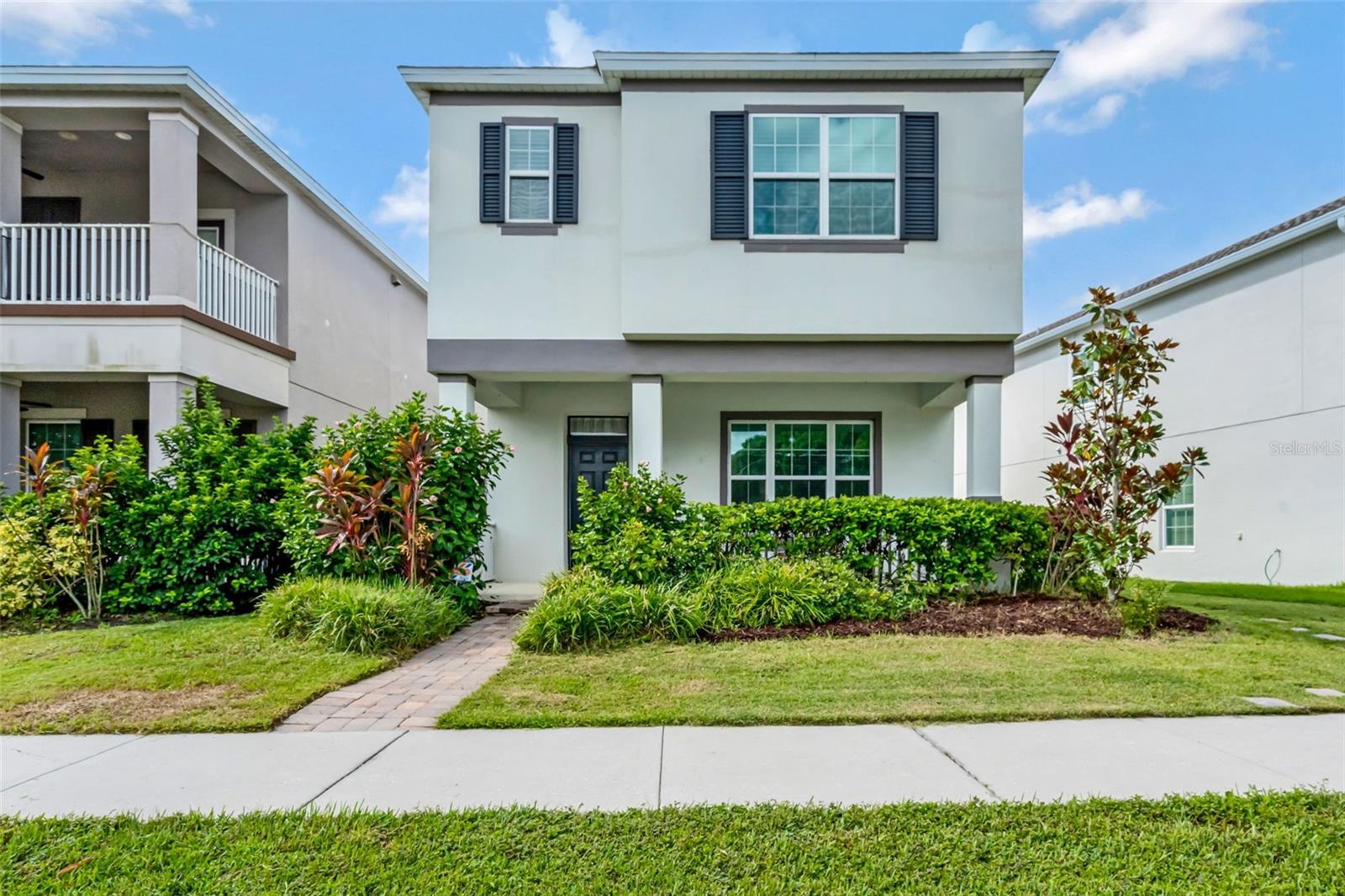 Welcome to this stunning home in the sought-after Baldwin Cove community, perfectly situated along the scenic Cady Way Trail. Built in 2014 by Meritage Homes, this property blends modern design, energy efficiency, and timeless charm.
Inside, soaring 10-foot ceilings and a bright, open floor plan create an inviting space ideal for entertaining. The spacious front patio offers peaceful corner views of Lake Susannah. The first floor features new flooring throughout, enhancing the upgraded dining room with custom built-ins. The kitchen is equipped with premium Samsung Signature Collection appliances, offering both style and functionality.
Upstairs, the primary suite offers lake views, a large walk-in closet, and a spa-like en suite bathroom. A versatile flex space on the second floor provides the perfect setting for a home office, playroom, or second living area. The second-floor laundry room includes an LG Elite washer and dryer, shelving, and laundry sink hookups. Three additional bedrooms share a full bathroom with double sinks, providing ample space for family or guests.
With a two-car garage, low HOA fees, no CDD, and an alarm system, this home is as practical as it is beautiful. Its location is unmatched—walking distance to Downtown Baldwin Park, biking distance to East End Market and Mills 50, and just a short drive to Downtown Orlando, Winter Park, and Orlando International Airport. Zoned for Baldwin Park Elementary, Glenridge Middle, and Winter Park High School, this move-in-ready property offers a rare combination of style, comfort, and convenience.