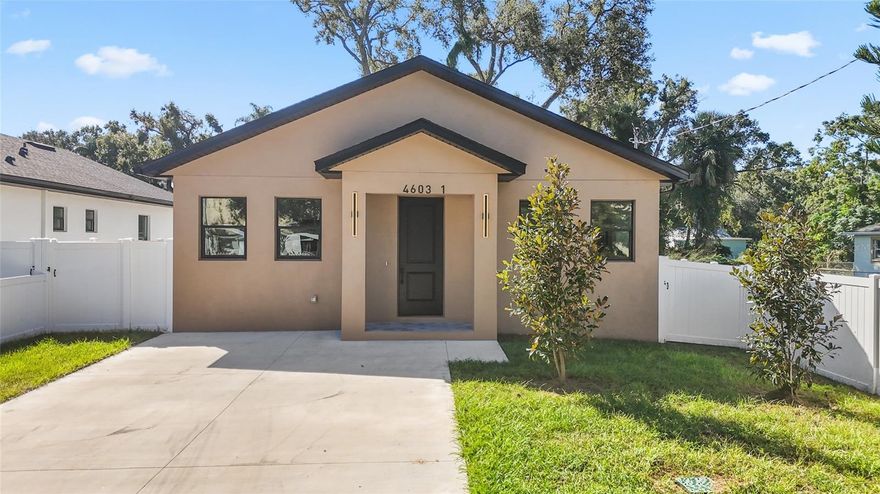 Welcome to your new home! This beautifully crafted new construction offers the perfect blend of style, function, and value. Featuring 3 spacious bedrooms, 2 full bathrooms, and a thoughtfully designed open floor plan, this home is ideal for first-time buyers, growing families, or anyone looking for low-maintenance modern living. Step inside to find contemporary finishes, including stainless steel appliances, durable vinyl plank flooring, and sleek countertops that make both cooking and entertaining a breeze. The primary suite offers a peaceful retreat with a private en-suite bath and ample closet space. Outside, enjoy a nice-sized backyard—perfect for pets, gardening, or weekend barbecues. With brand-new systems, energy-efficient features, and quality construction throughout, this home is move-in ready and built to last.
Located in a growing community with easy access to schools, shopping, and major highways, this is affordable new construction you don’t want to miss! The unit next door is also for sale MLS TB8436598