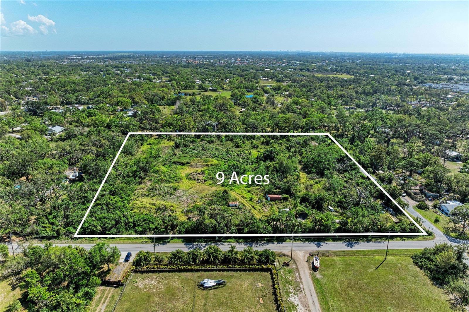 9 ACRE PARCEL, SE Corner, 26th Ave E & 42nd St E, Area of Single Family Residential Homes, Zoned A-1, Agricultural Suburban District, excellent opportunity to build your dream home, other Permitted uses include: Agricultural uses, Assisted Living Facility, Child Care, Church, Medical office, Professional office and other residential uses. Vacant Land, Easy to Show.