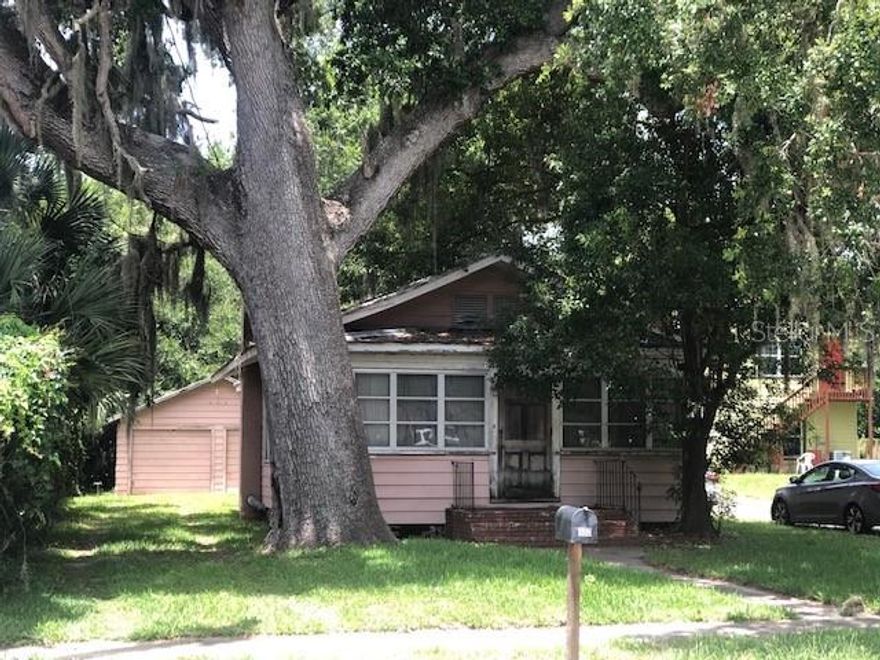 Renovation opportunity awaits you.  Make this property just what you have been looking for in New Smyrna Beach.  The property is over 280 feet deep giving you the opportunity to utilize your new address to the fullest. This 1920 cottage is a blank slate for you to design with all the character you are looking for in your get away home.  Make this your down size or get away home to New Smyrna. Great access to East or West on hwy 44, minutes to Historic Canal Street, Flagler Avenue and the Beach or River. Professional medical facilities are close by for easy access. There is no hot water heater, A/C & Heat or Appliances.  The property is being sold "as is" and we expect the buyer will pay cash and begin a renovation opportunity on this unique property. ;Water: City