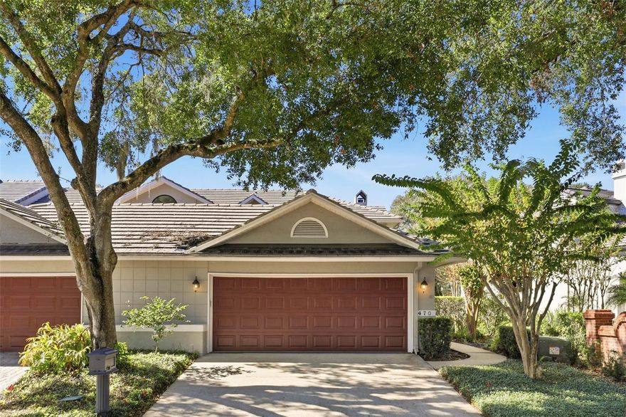 RARE FIND 3 BEDROOM RENTAL TOWNHOUSE IN HEATHROW GATED COMMUNITY!  The ultimate private golf coarse setting in quiet, secure, community of Heathrow.  Walk into a lovely courtyard entrance with a forward facing two car garage with plenty of storage room.  The entrance from the garage could be a great office, bonus, or dinning room. The kitchen is well appointed and updated.  The downstairs has a large open floor plan, sunken living room with fireplace and built ins.  There are plenty of windows for lots of light, wood floors, and french doors going out to the back patio overlooking the golf coarse.  There is also a half bath downstairs.  Walk up the stairs to 3 bedrooms and 2 full baths.  The master includes a beautiful soaking tub and show with dual sinks.  This setting is wonderful and quiet with plenty of outdoor space to enjoy in the front or the back of the home.  Heathrow is Lake Mary's Premier Golf and Country Club Community. It is a private gated community featuring 24-hr. manned security gates, plenty of amenities and zoned to highly rated schools. Enjoy fun activities at Sawyer Lake Park with a large clubhouse, playground, baseball diamond, multi-purpose ball field, lighted basketball court, covered pavilions for hosting larger gatherings and fishing from the pier.