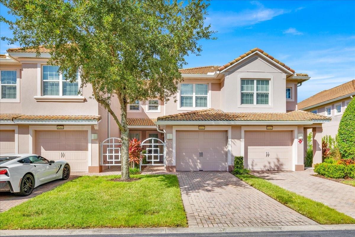 Are you ready to live in a Resort style community with lush lanscaping, and right in the middle of Champions Gate? Then this is the property for you. This stuning 2 bedrooms, 2 bathrooms, condo is waiting for you. There is also an additional bonus room that can be turned into an office, or bedroom #3. The property also includes a 1 vehicle garage with electric garage opener. Inside the desire community of Bella Trae you will find the Promenades, with this unique property surrounded with lush landscaping and a tranquil living. The property includes a full size washer & dryer, and a fully stocked Kitchen with dishwasher, range, microwave, & Refrigerator. Open lay out with a dining area, and a living area, plus an additional space for a Dinette. Enjoy the Florida weather in your fully screened patio lanai, ample to hold plenty of seating for extra entertaining. You have multiple access points to the patio lanai from the living area or dinnette space. The primary bedroom has a private in-suite bathroom with double sinks, separate water closet, walk-in shower and walking closet. Located at just 1 mile to banks, supermarket, restaurants, shops, medical offices, emergency room, gas stations, pharmacy, and even just 2 miles from I-4.No car? No problem, everything is just a 25-35 minutes walk and right next door to the Omni Hotel. The Promenades is part of Bella Trae and will allow you to enjoy incredible ammenities such as Spa, Fitness Center, Pool, Outdoor grilling, putting areas, library, Tennis, Pickleball, Aerobics rooms, and so much more. There is so much to do... Priced to sell quickly.... Come see this gem before it is gone!!