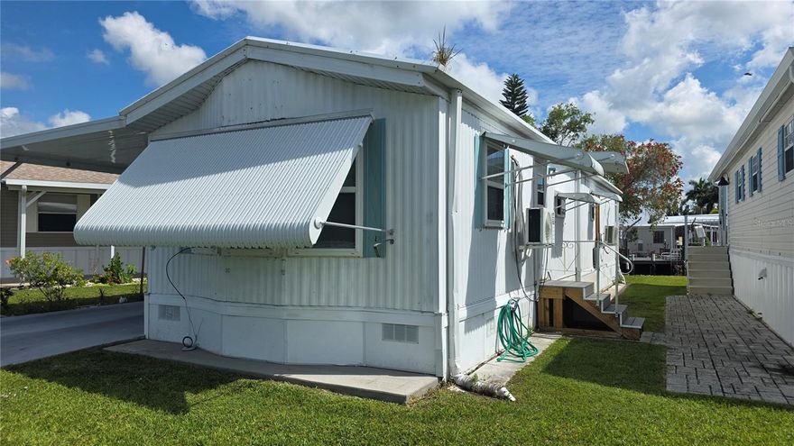 Water view, gulf access property! Easy ride out to the Peace River or to Charlotte Harbor!  One bedroom, one bath home with a separate laundry room (over-sized to use as storage, or to  set up a twin bed for guest!) Large family room with space for a pull out sofa. The property has been remodeled. 3 Mini splits were installed for AC/heat. Lazy Lagoon is located off of 17 in Punta Gorda.  Close to I75. It is a friendly 55+ community. LOW HOA FEE $210/mo   This is not leased land!