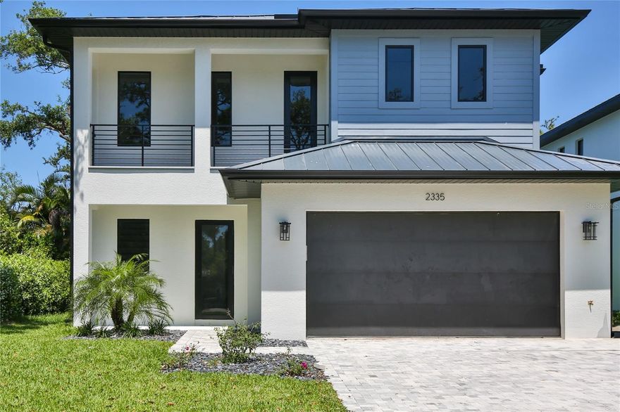 Step into a stunning, double-story contemporary masterpiece, offering 4 spacious bedrooms and 4.5 impeccably designed bathrooms. Crafted with meticulous attention to detail, this home features sleek block walls and double floors, each boasting an impressive 10-foot ceiling height. The hurricane-proof windows ensure both safety and tranquility, while the luxury vinyl flooring flows seamlessly throughout, complementing the porcelain-tiled bathrooms for a sophisticated touch.The house is not in the flood zone.
The heart of the home is the grand living area, crowned by a breathtaking 20-foot double-volume ceiling, flooding the space with natural light. Unique granite countertops grace every surface, adding a touch of artistry and practicality to the kitchen, bathrooms, and beyond. The layout caters to convenience and privacy with two luxurious master suites—one on each floor—each accompanied by spa-like en suite bathrooms. All bedrooms are en suite, offering unparalleled comfort for family and guests alike.
Step outside to your personal oasis: a sparkling saltwater pool, perfect for relaxation or entertaining. This home seamlessly combines modern design, premium materials, and thoughtful functionality, making it a sanctuary of style and comfort.